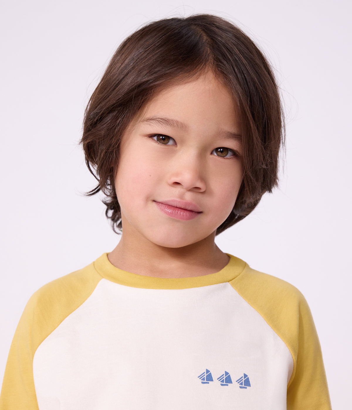 tee-shirt-enfant-manches-longues-en-coton-colorblock