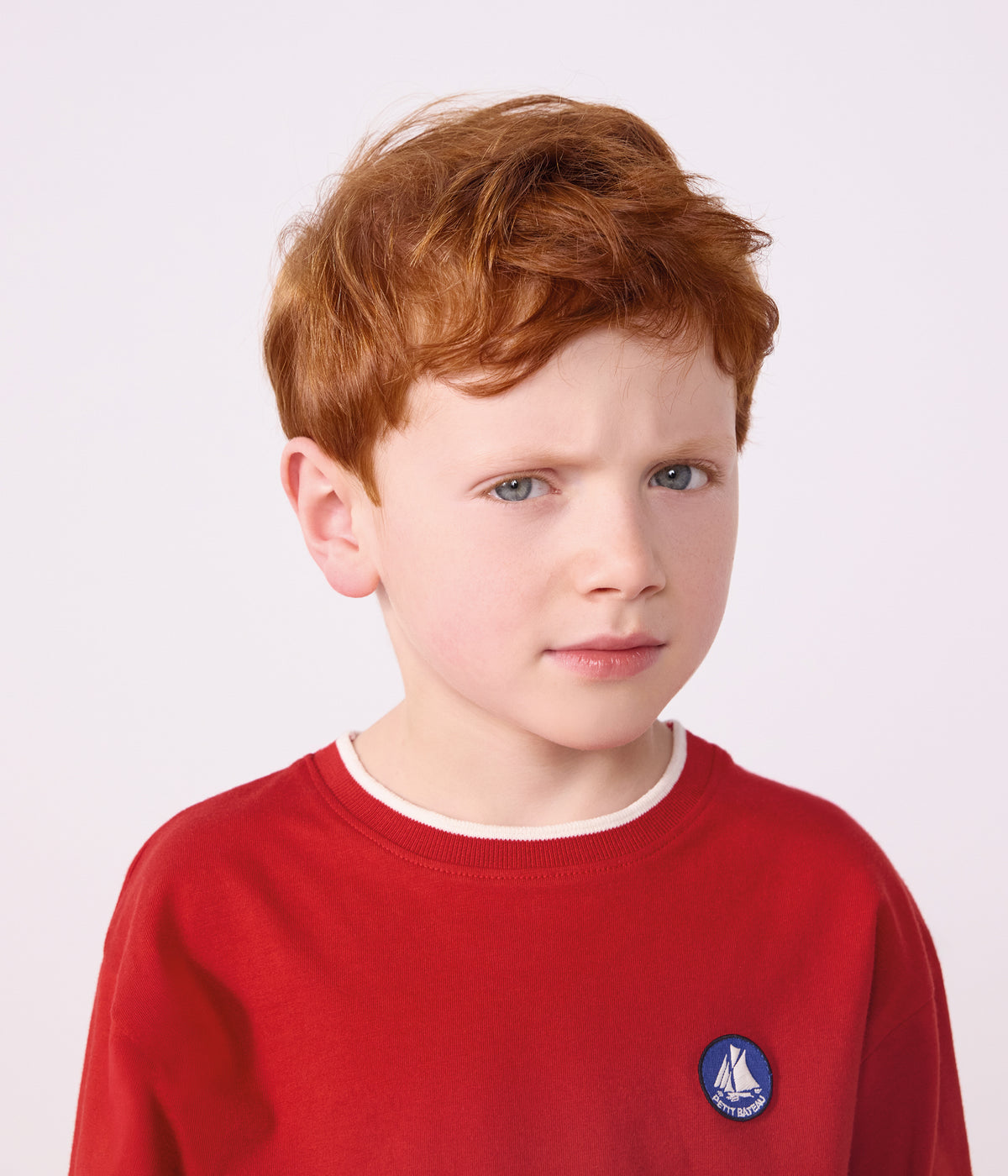 tee-shirt-enfant-manches-longues-en-coton-uni