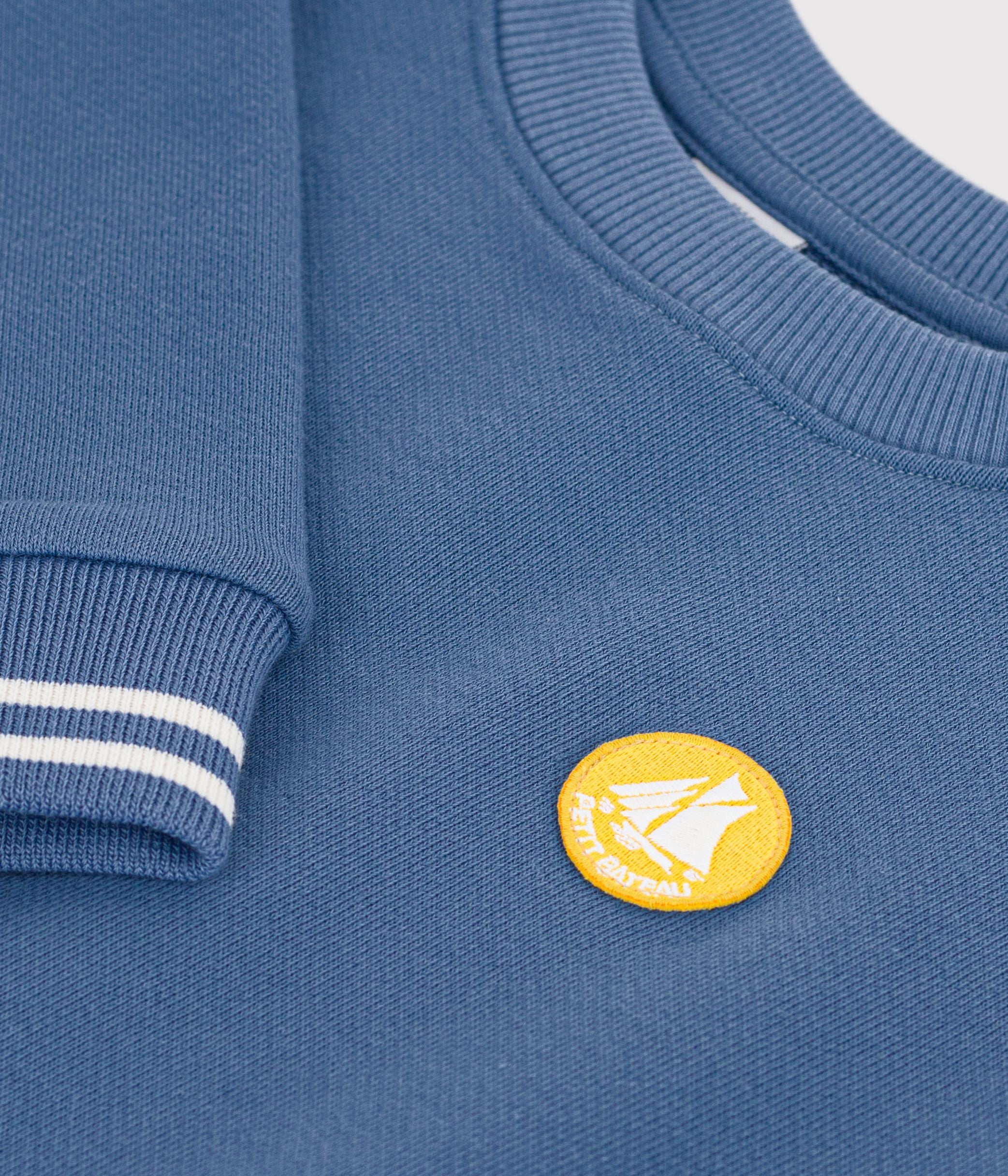 sweatshirt-enfant-en-coton-uni