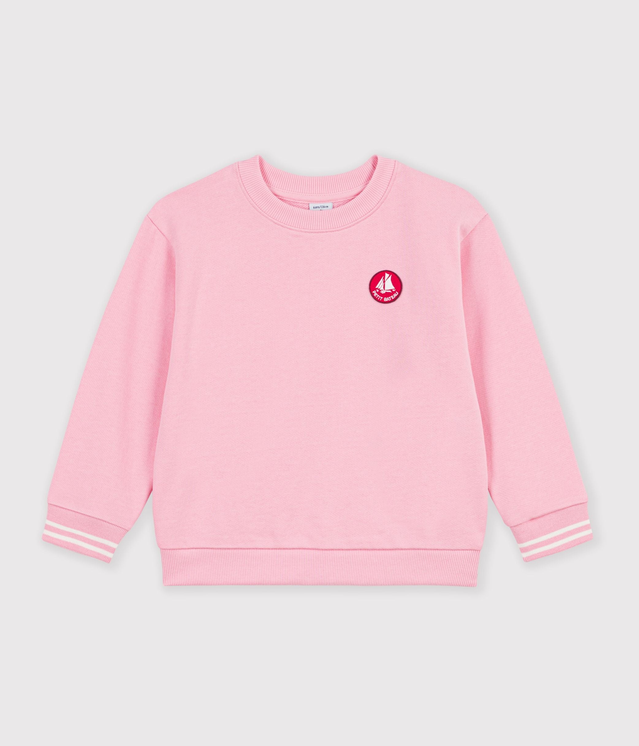 sweatshirt-enfant-en-coton-uni