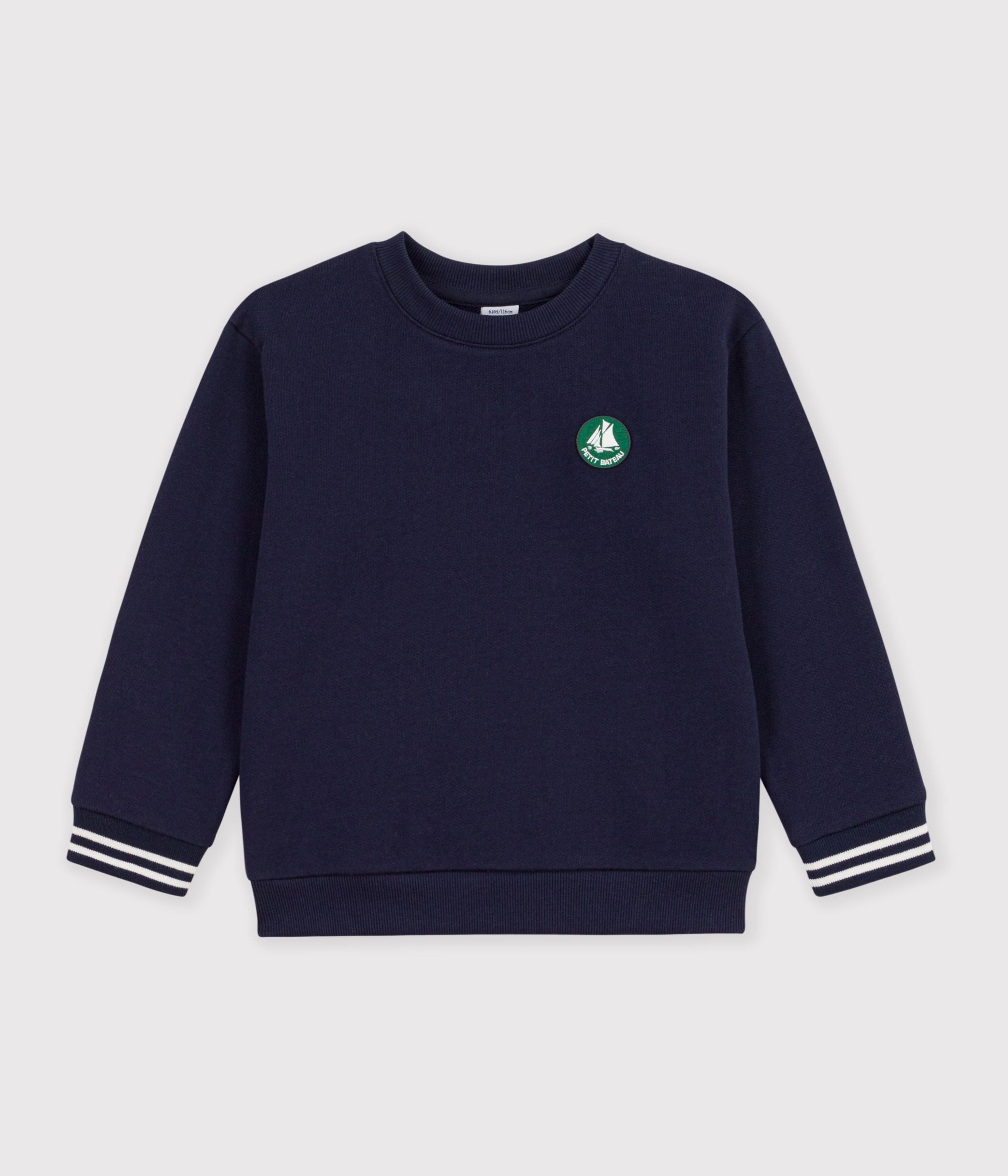 sweatshirt-enfant-en-coton-uni