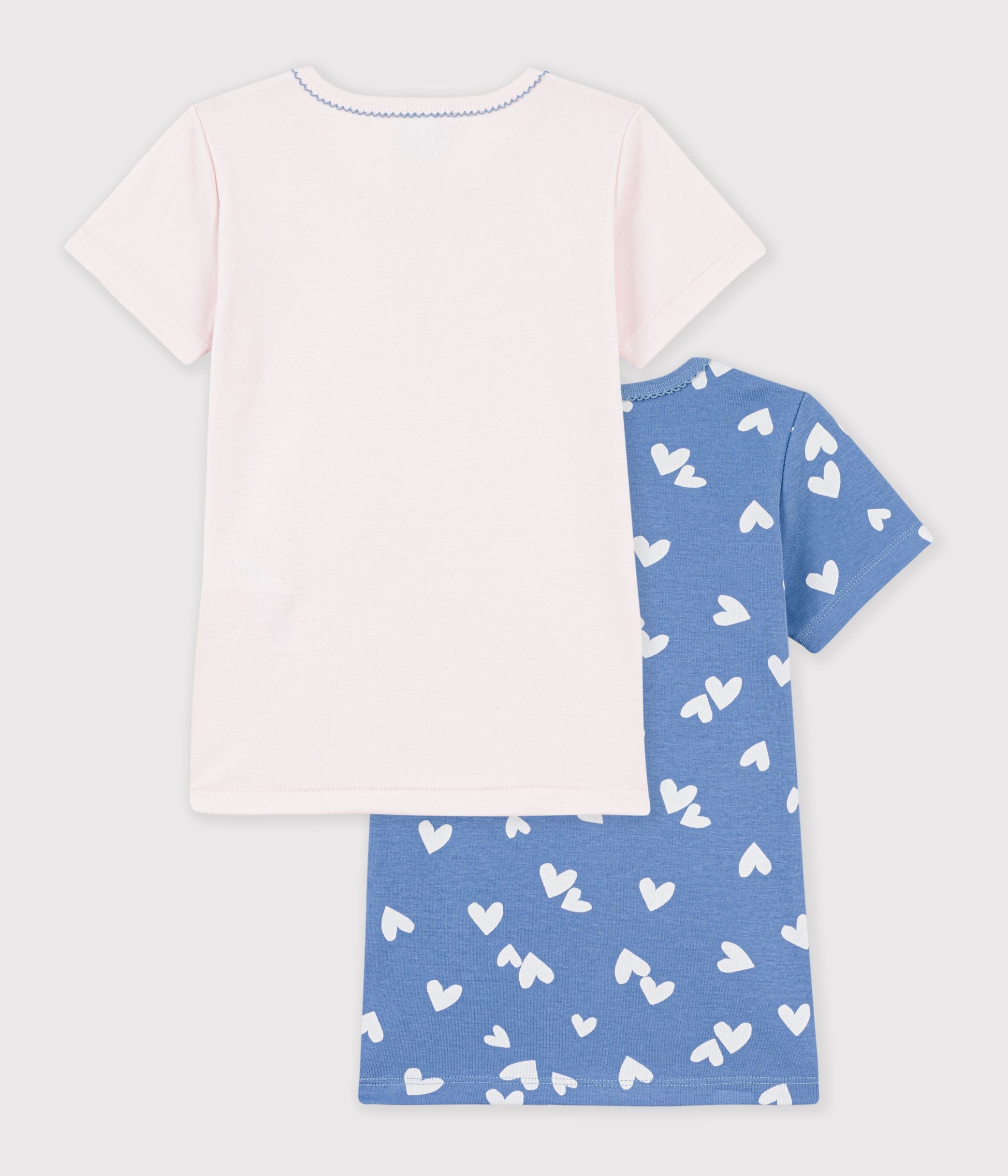 lot-de-tee-shirts-enfant-en-coton-manches-courtes-à-cœurs