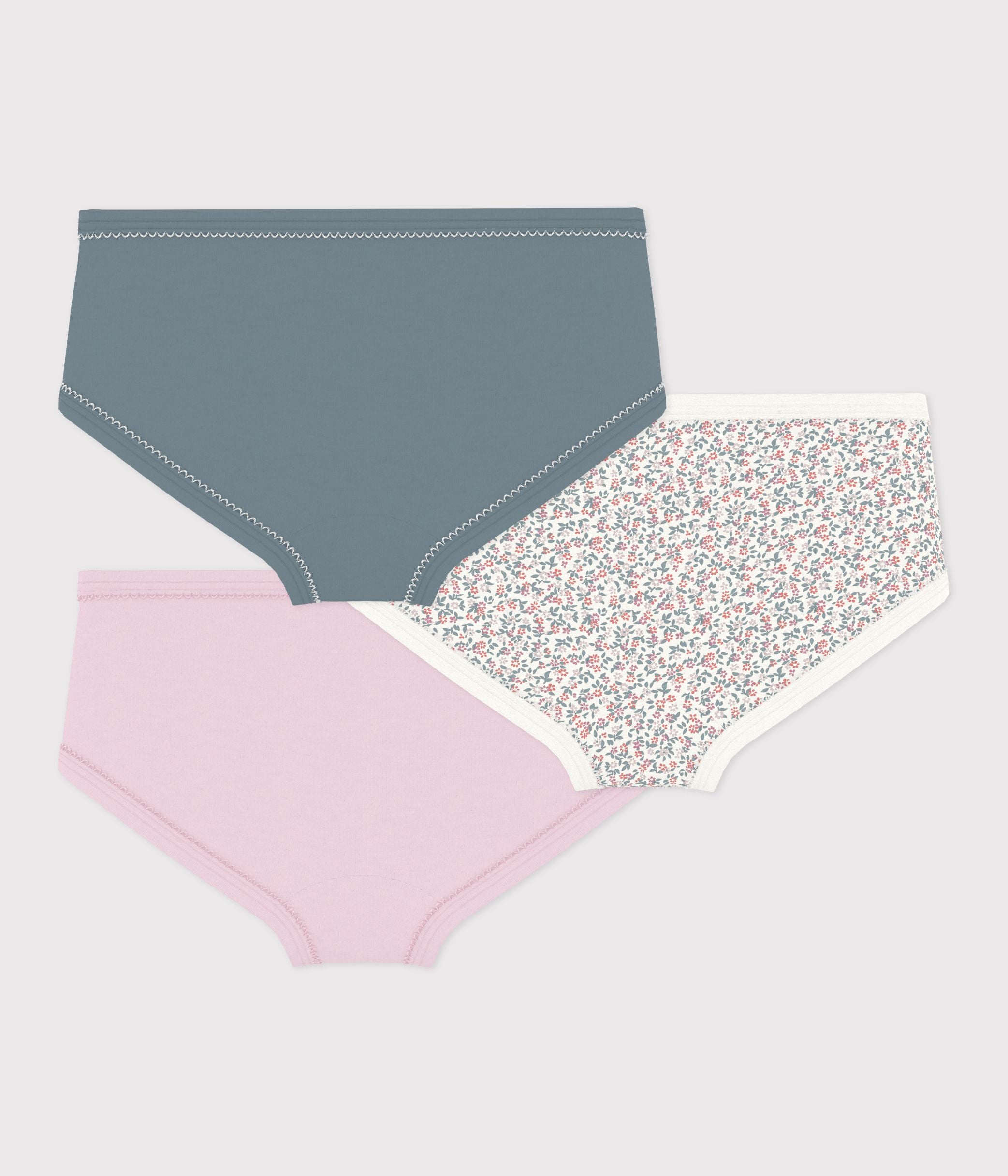 lot-de-culottes-enfant-en-coton-taille-haute-à-fleurs