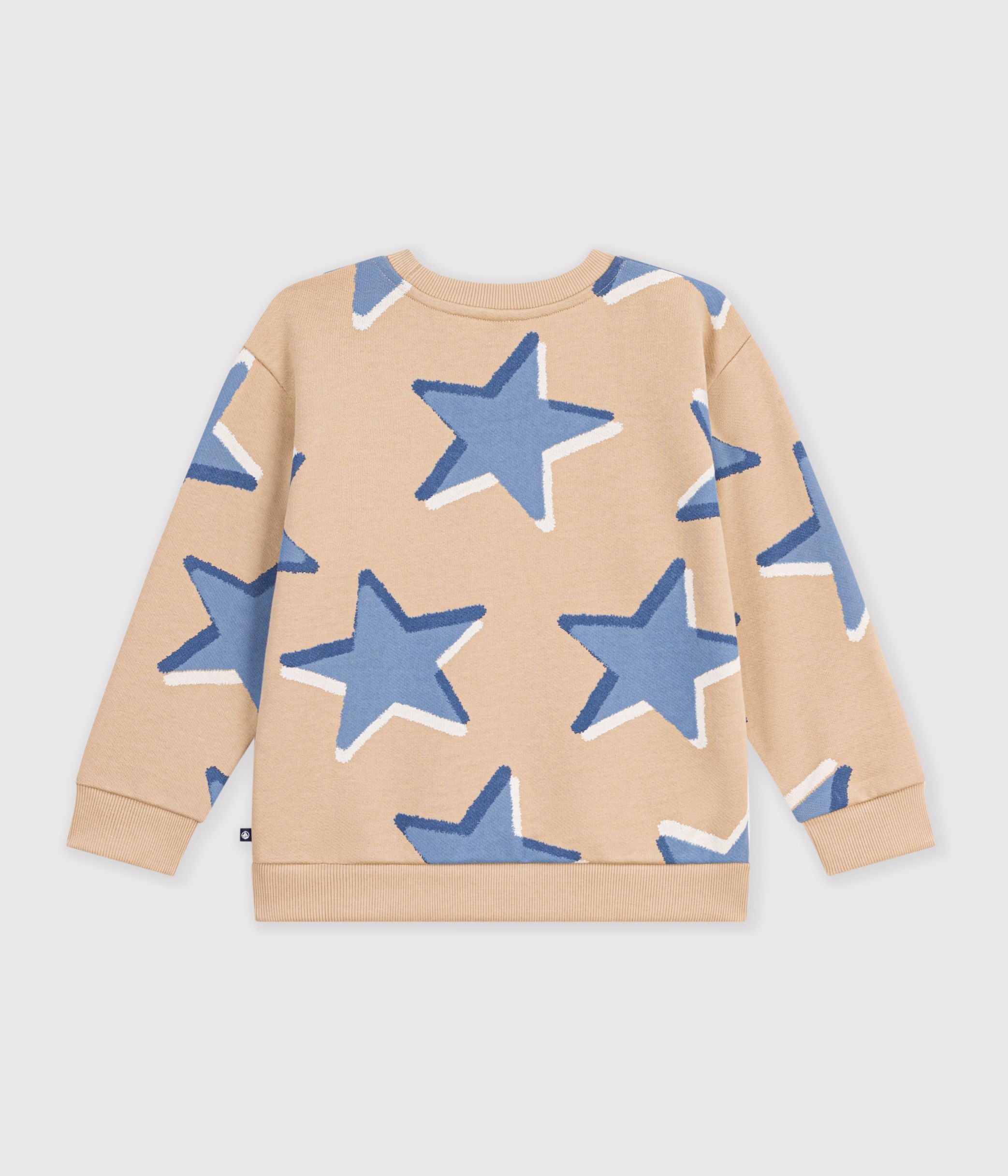 sweatshirt-enfant-en-coton-imprimé-étoiles