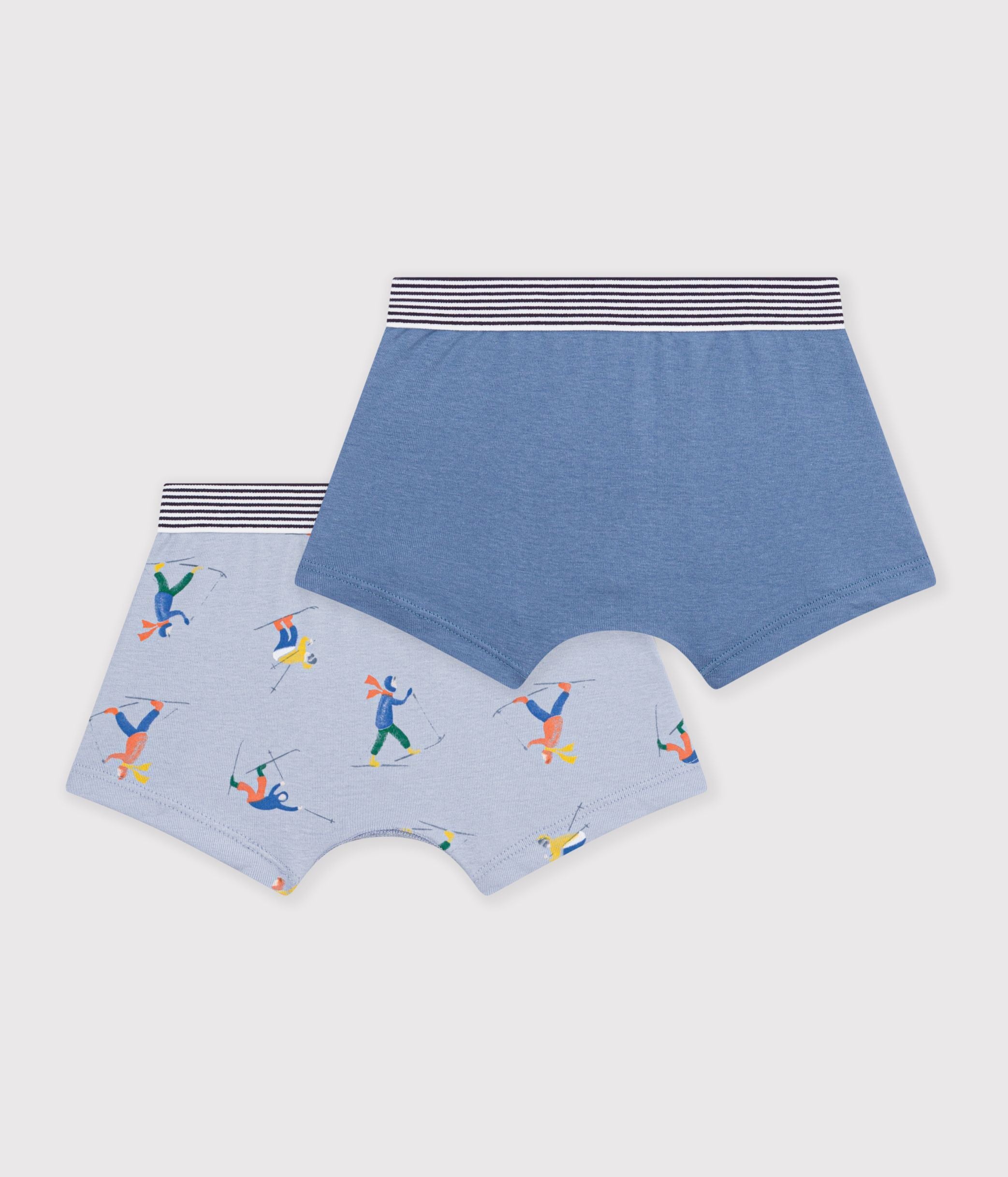 lot-de-boxers-enfant-en-coton-imprimé-skieurs