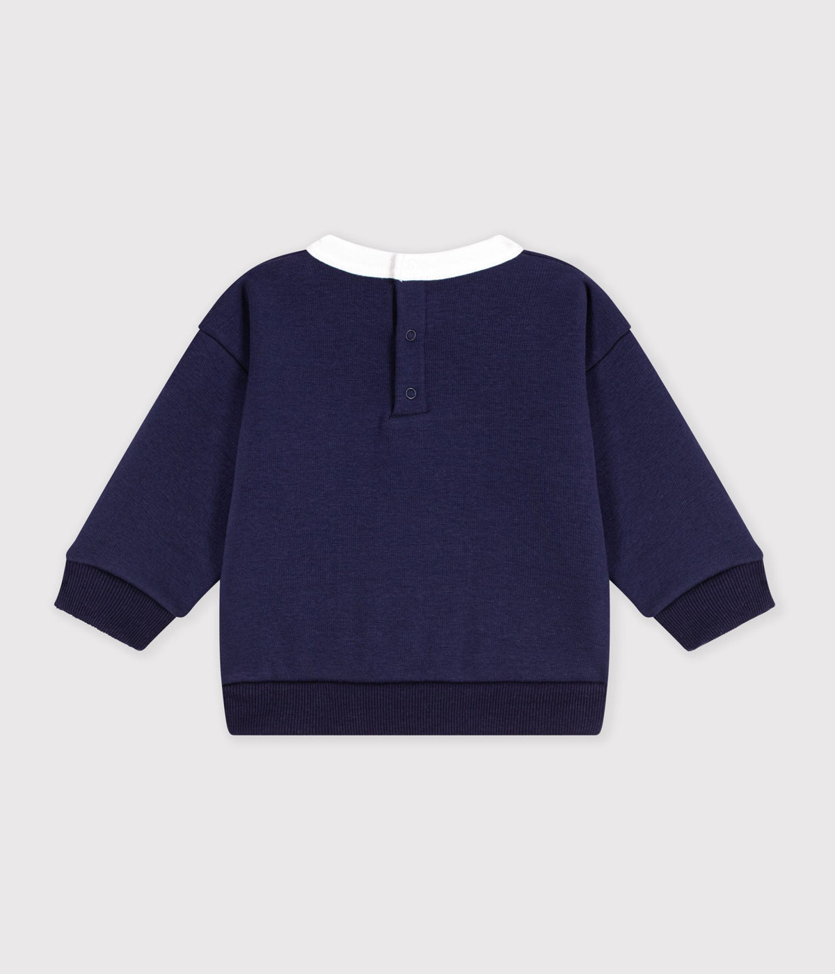 sweatshirt-bébé-en-coton-colorblock