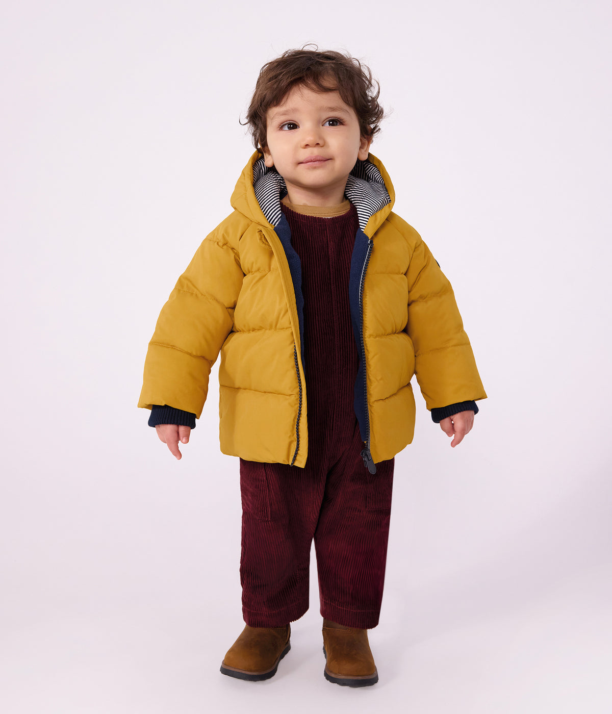 doudoune-bébé-en-polyester-uni