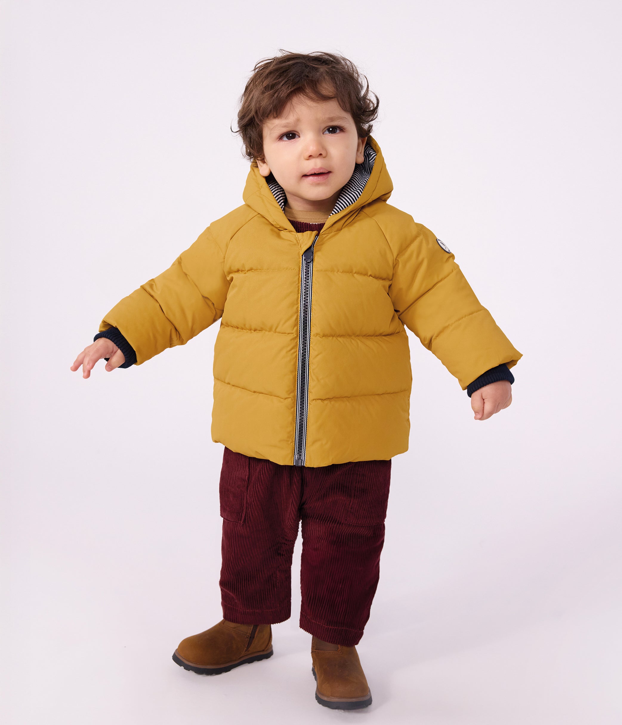 doudoune-bébé-en-polyester-uni