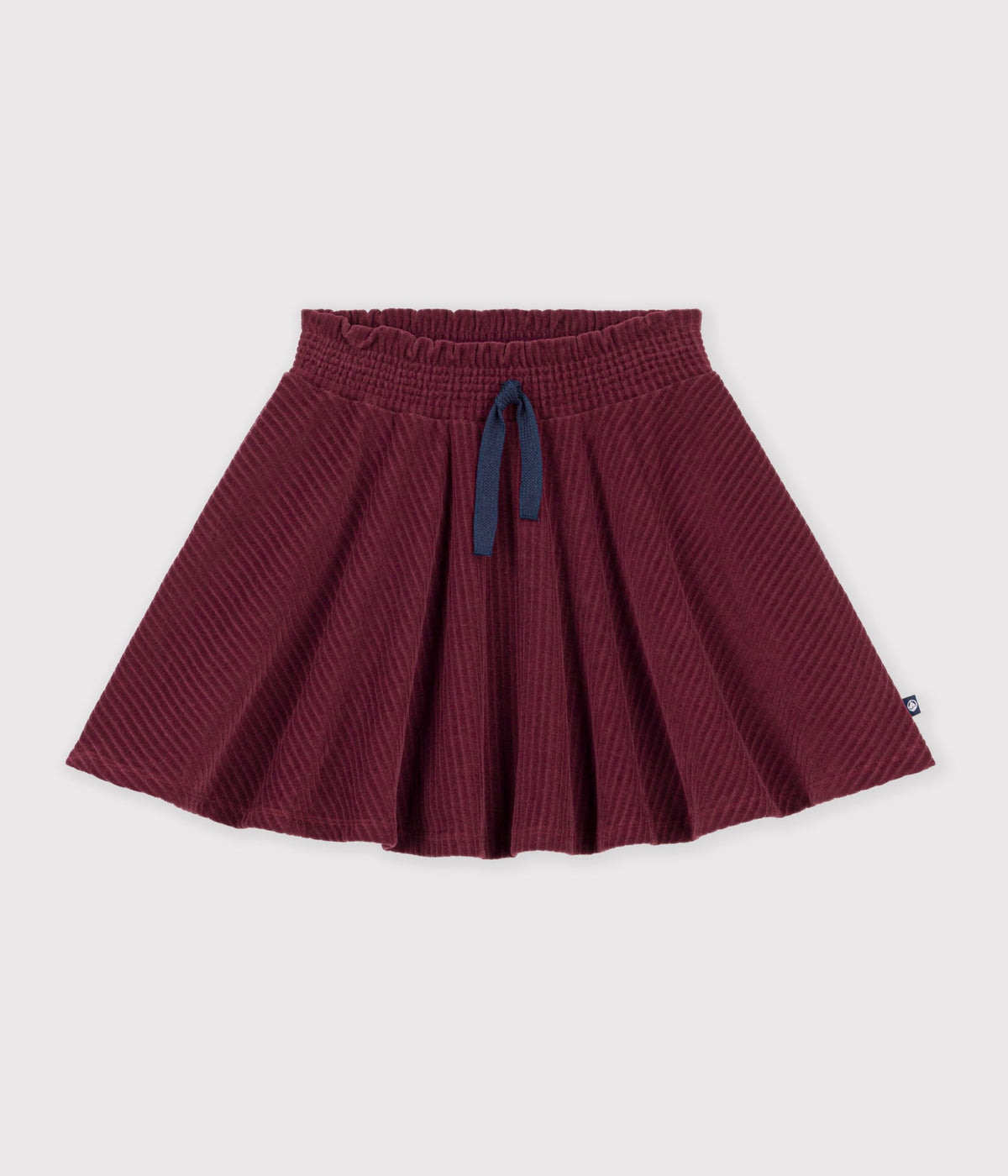 jupe-patineuse-courte-en-coton-enfant-unie