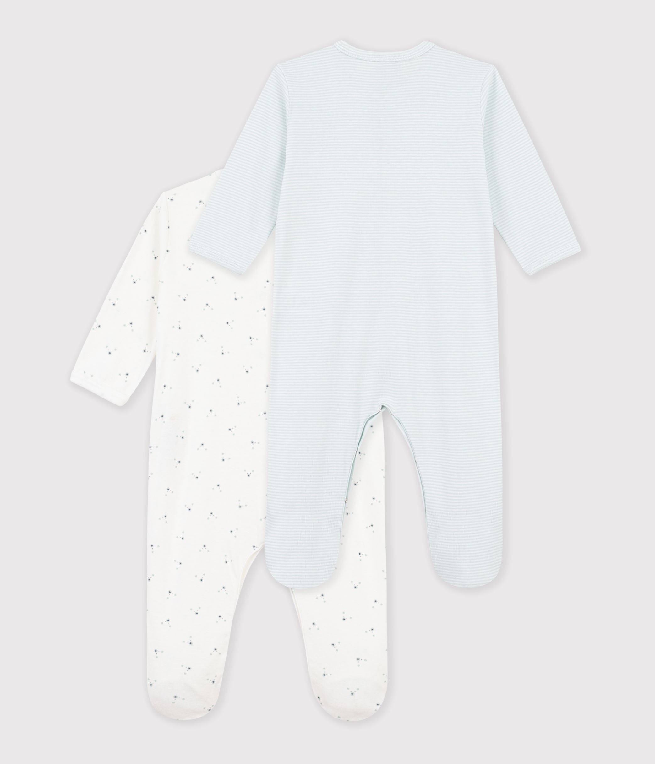 lot-de-pyjamas-bébé-en-coton-imprimé