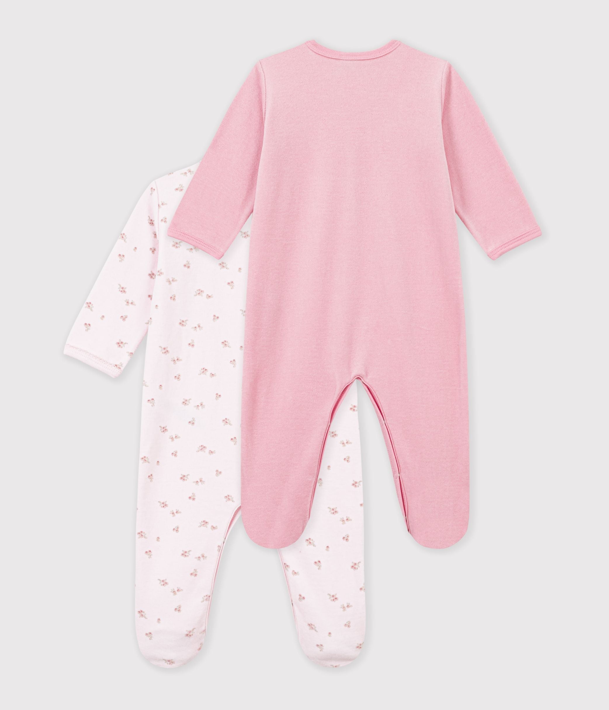 lot-de-pyjamas-bébé-en-velours-imprimé