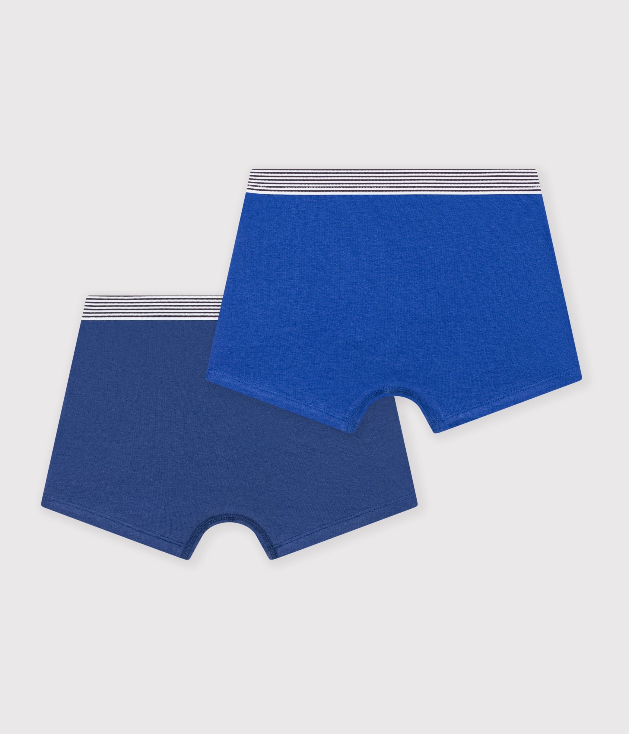 lot-de-boxers-enfant-en-coton-et-élasthanne-uni
