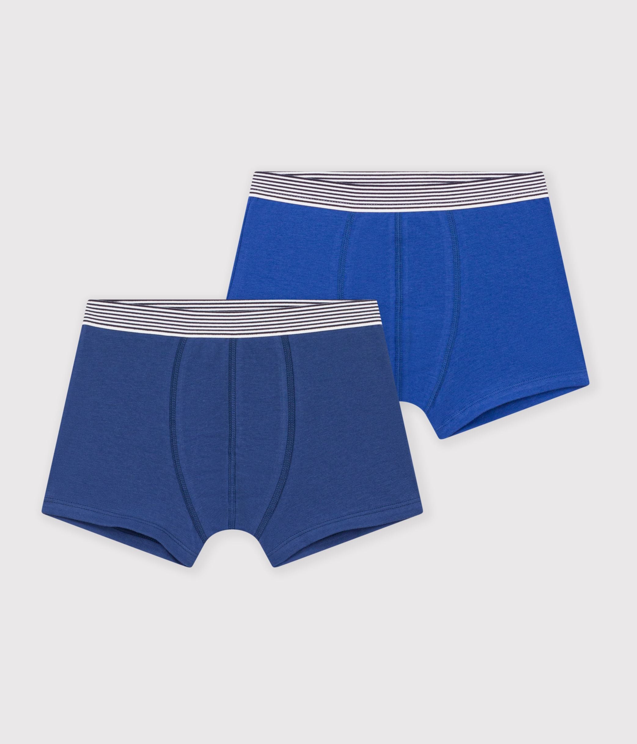 lot-de-boxers-enfant-en-coton-et-élasthanne-uni