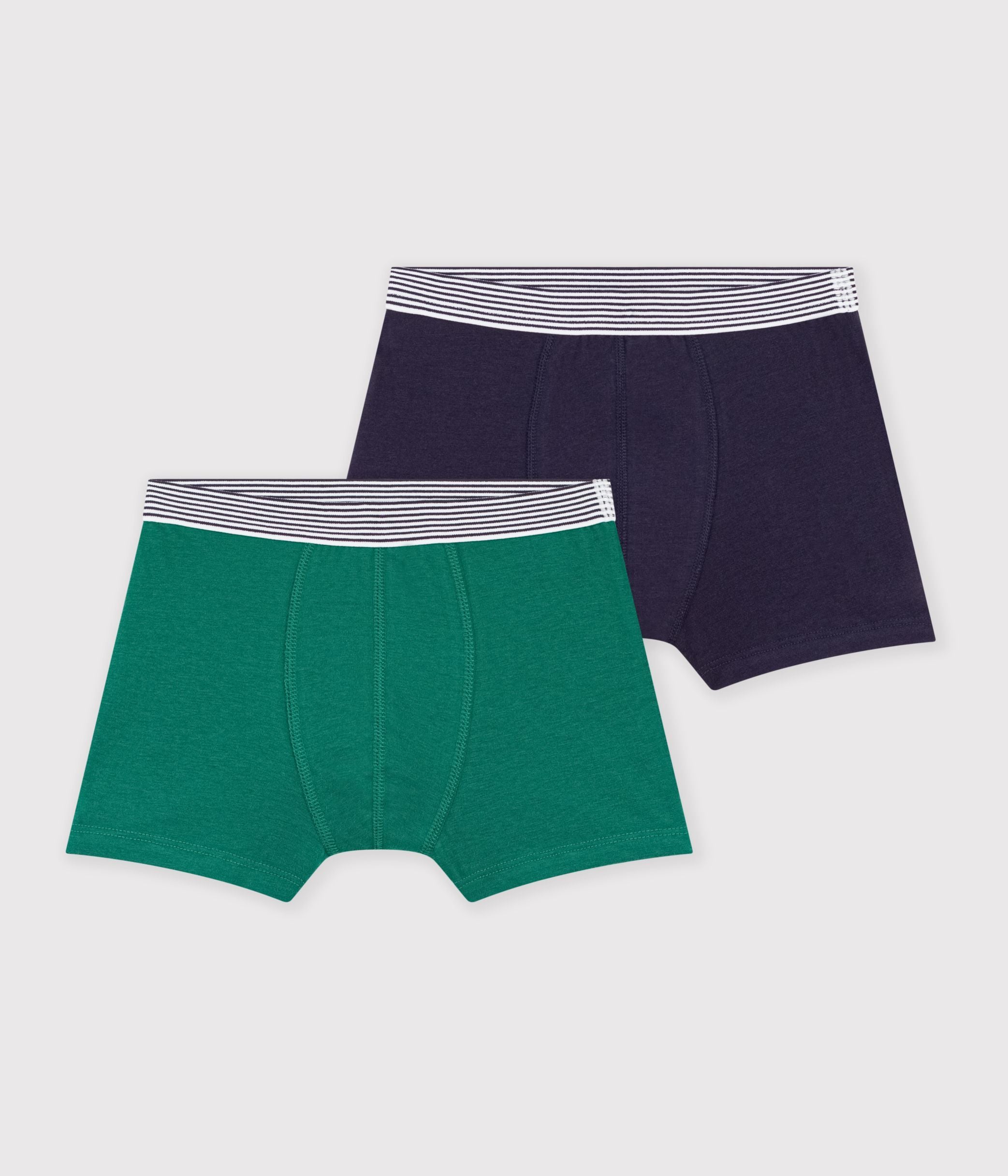 lot-de-boxers-enfant-en-coton-et-élasthanne-uni