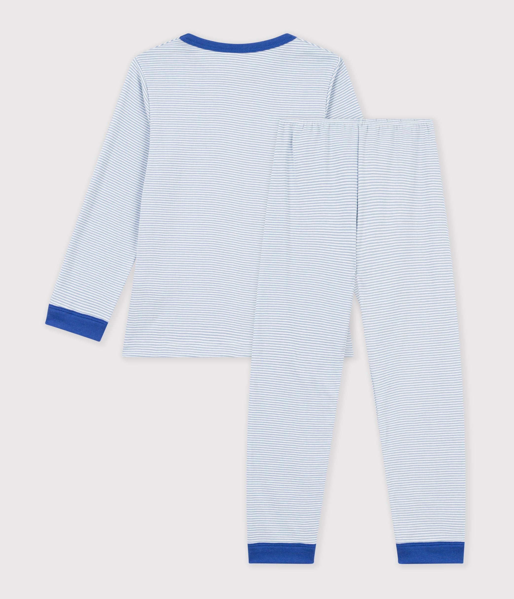 pyjama-enfant-en-coton-à-rayures