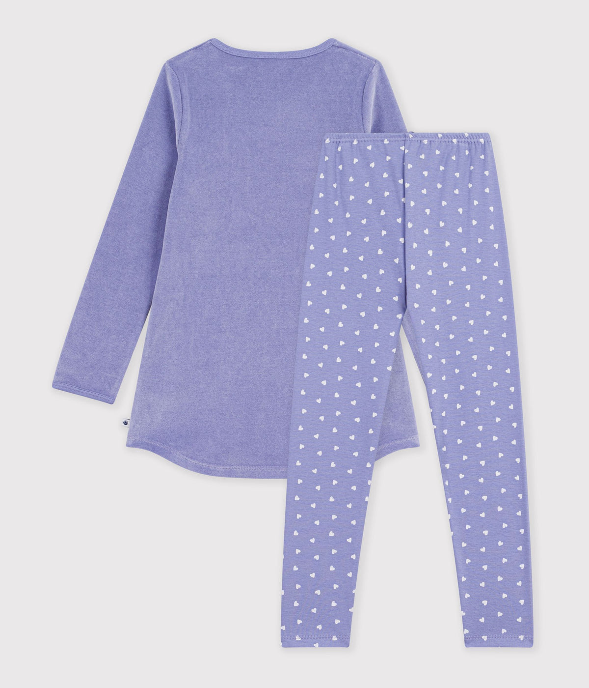 chemise-de-nuit-et-legging-enfant-en-velours
