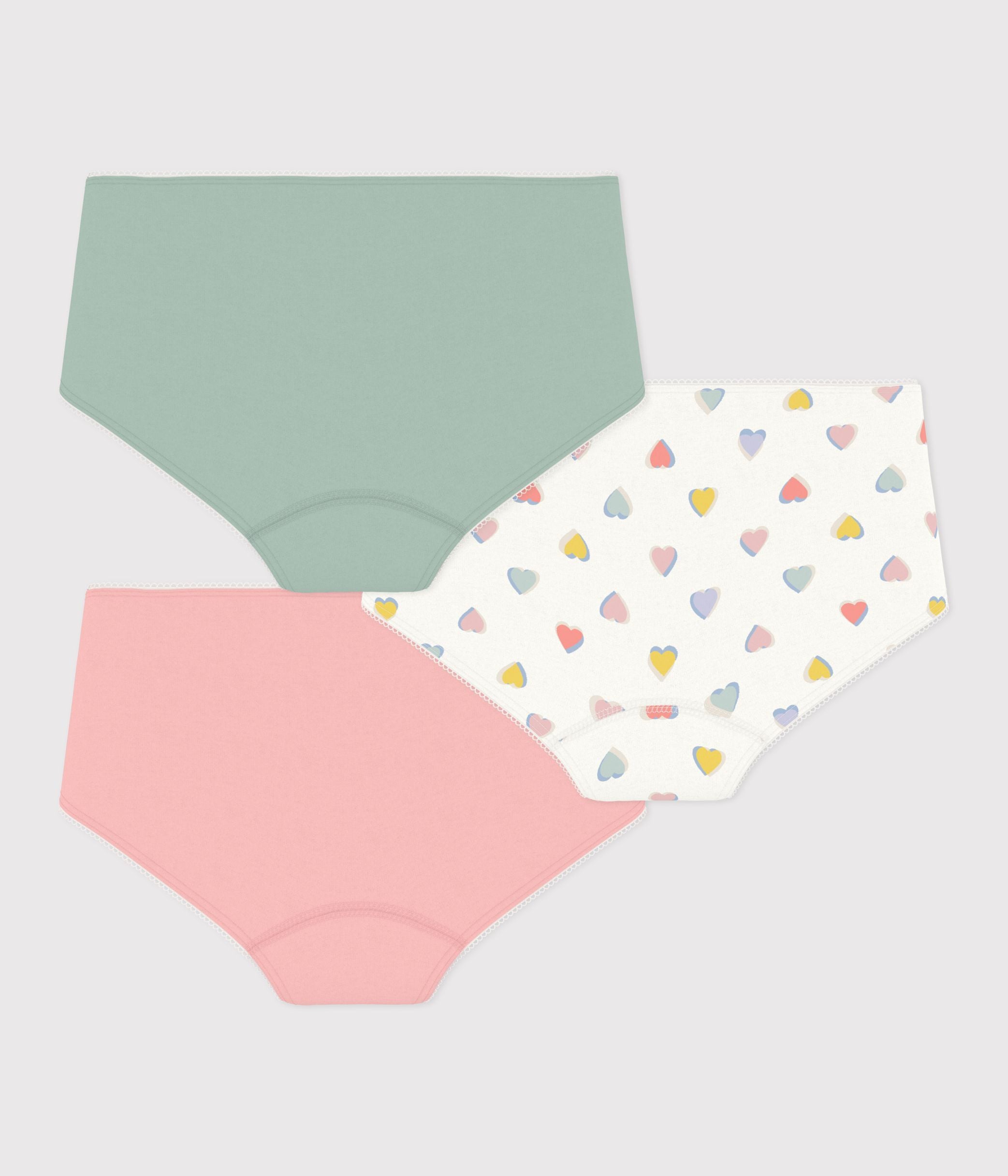 lot-de-shorties-enfant-en-coton-à-cœurs