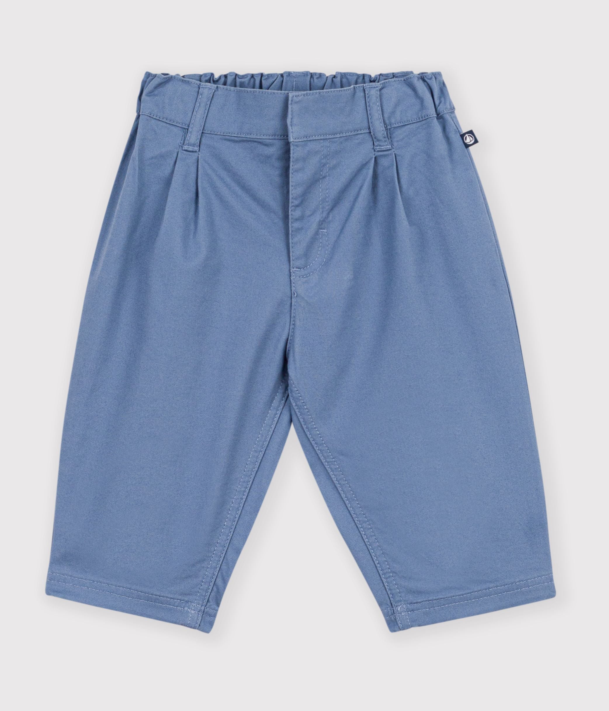 pantalon-bébé-en-serge-uni