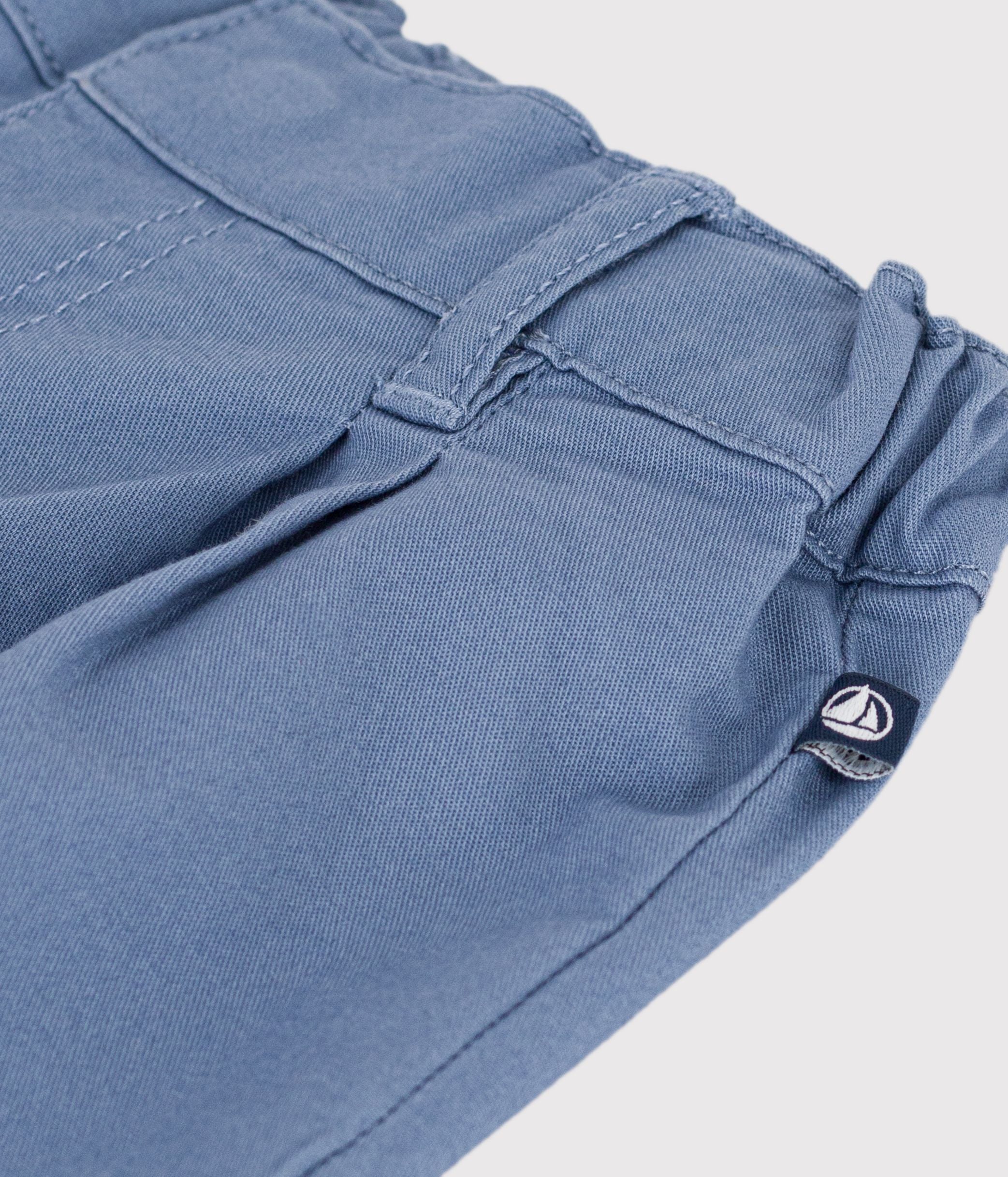pantalon-bébé-en-serge-uni