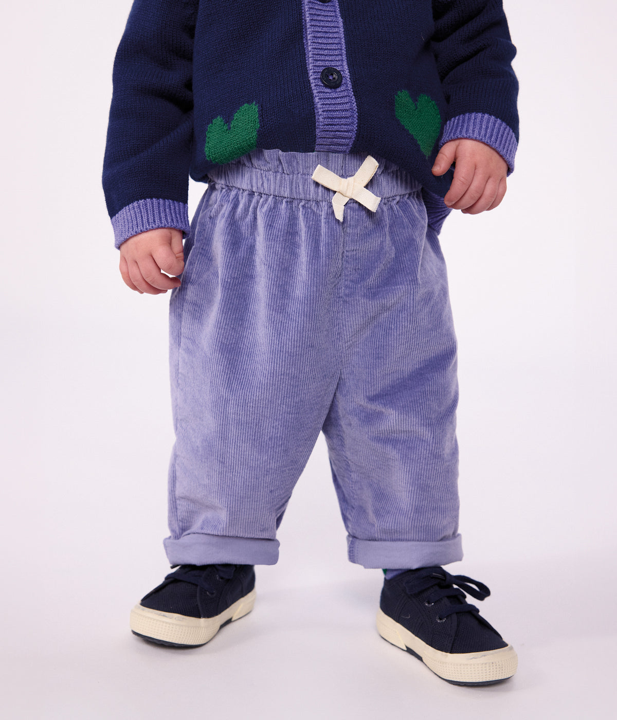 pantalon-bébé-en-velours-uni