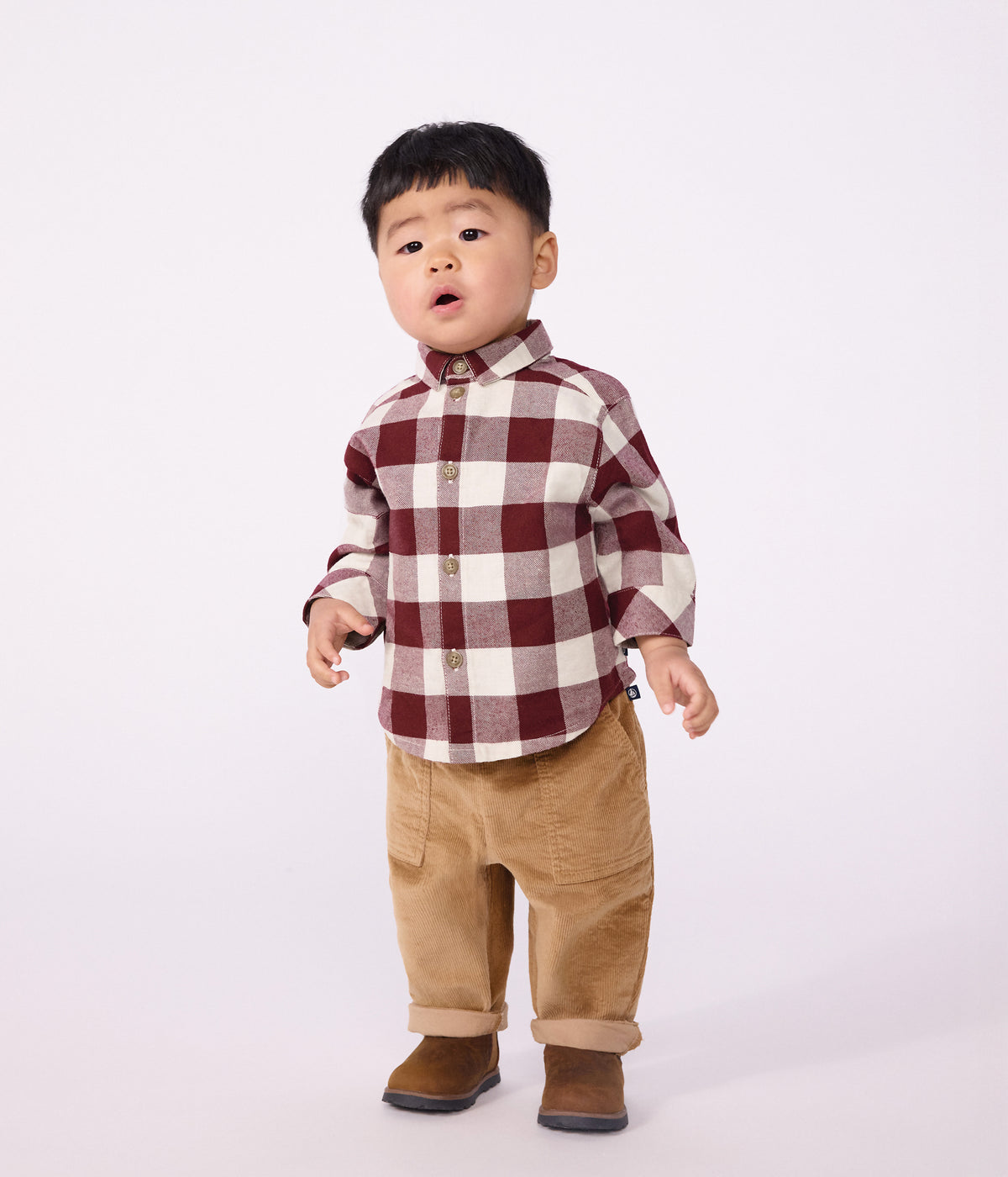 pantalon-bébé-en-velours-uni