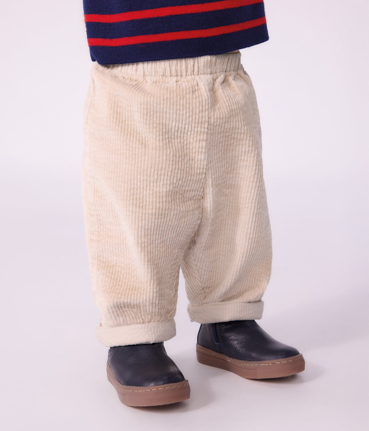 pantalon-bébé-en-velours-uni