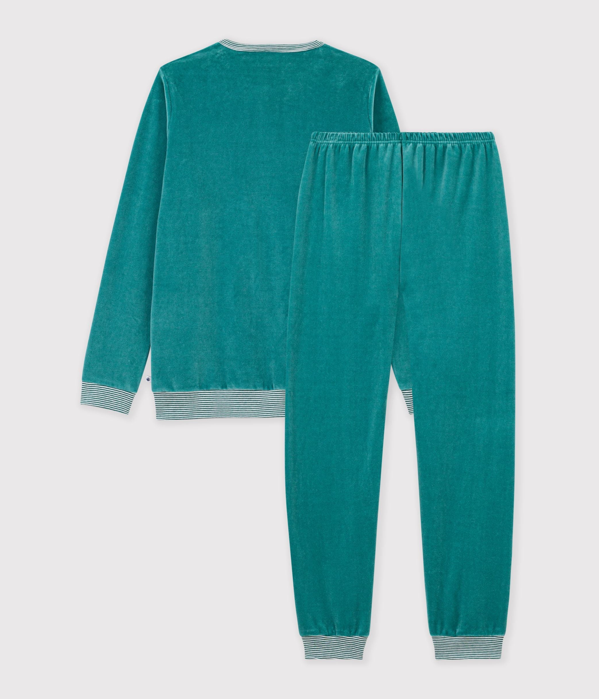 pyjama-enfant-en-velours-uni