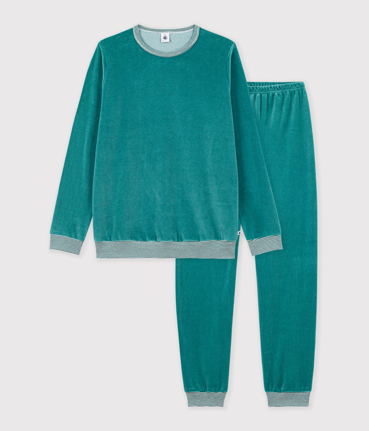 pyjama-enfant-en-velours-uni