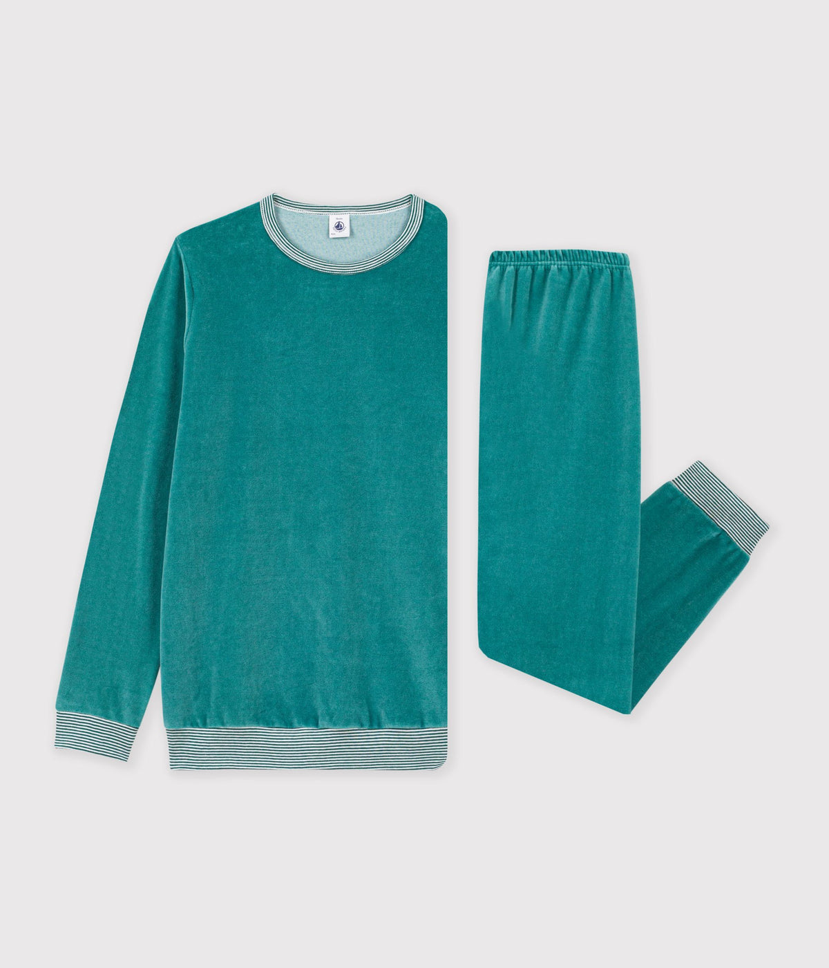 pyjama-enfant-en-velours-uni
