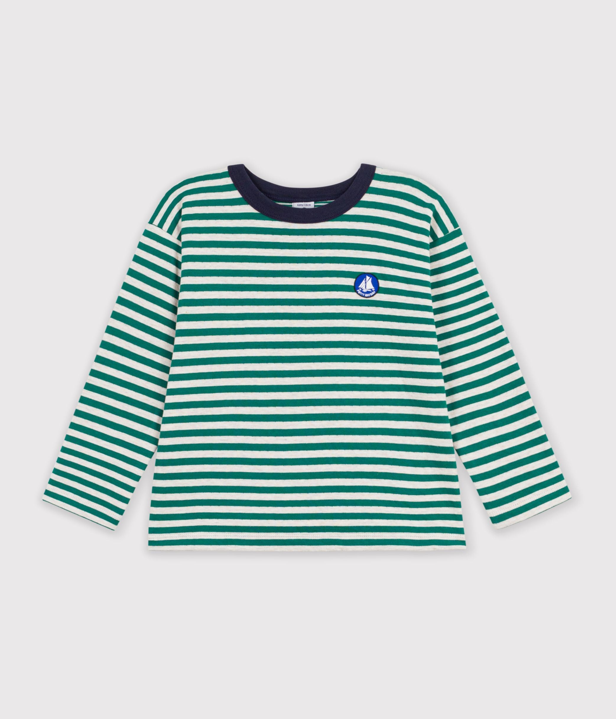 tee-shirt-enfant-manches-longues-à-rayures