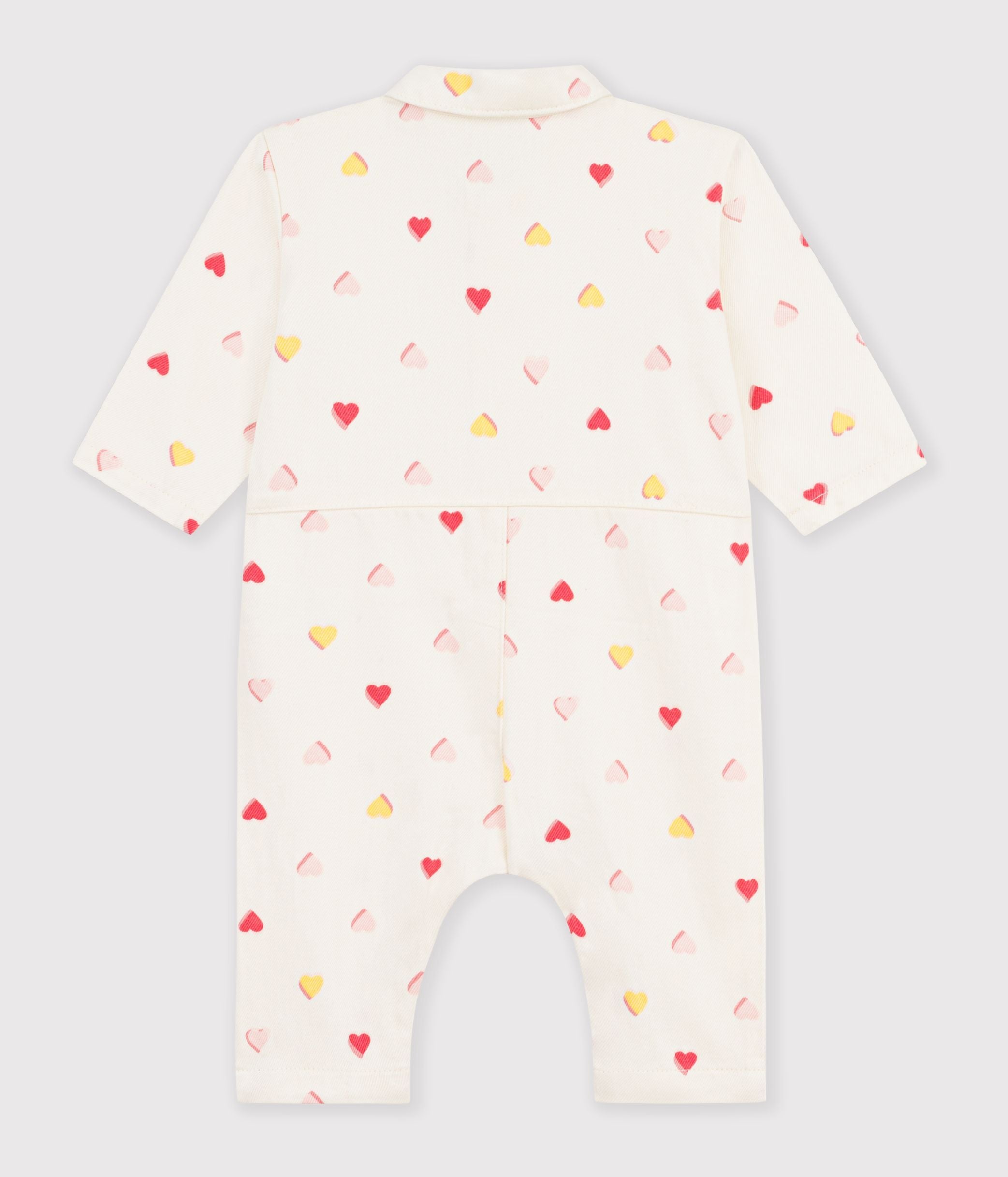 combinaison-longue-bébé-en-coton-imprimé-coeurs