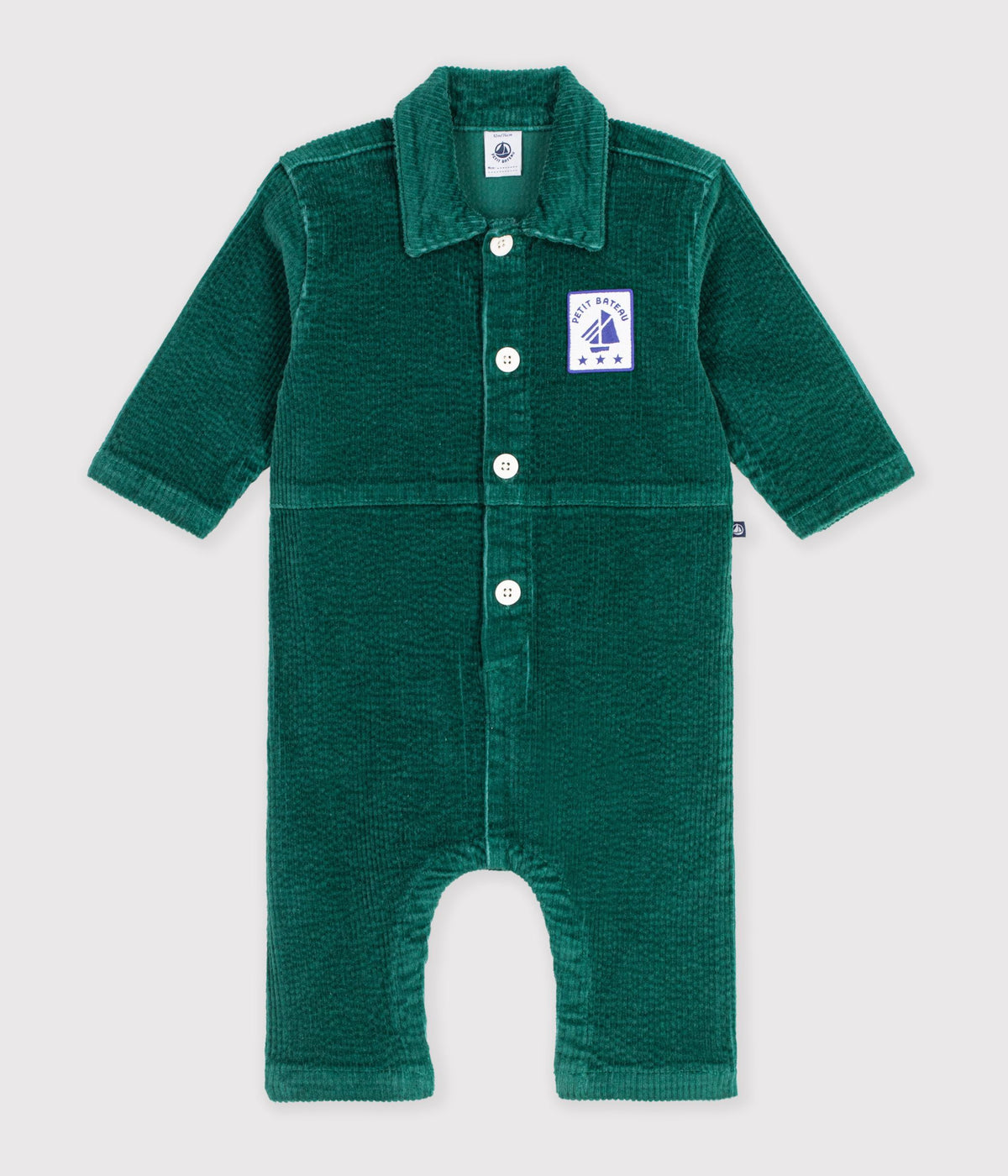 combinaison-longue-bébé-en-velours-uni