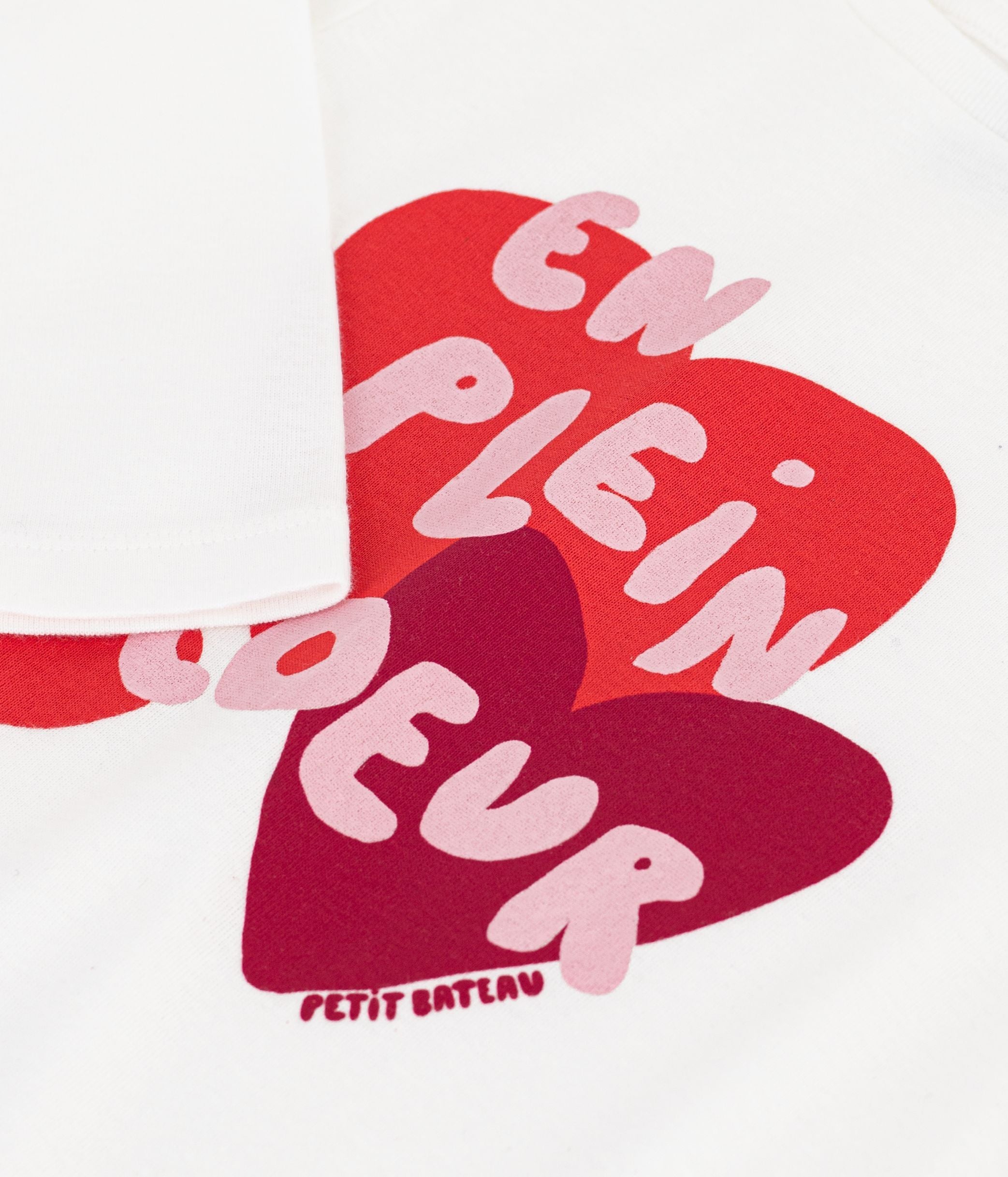 tee-shirt-enfant-manches-longues-à-motif-coeur