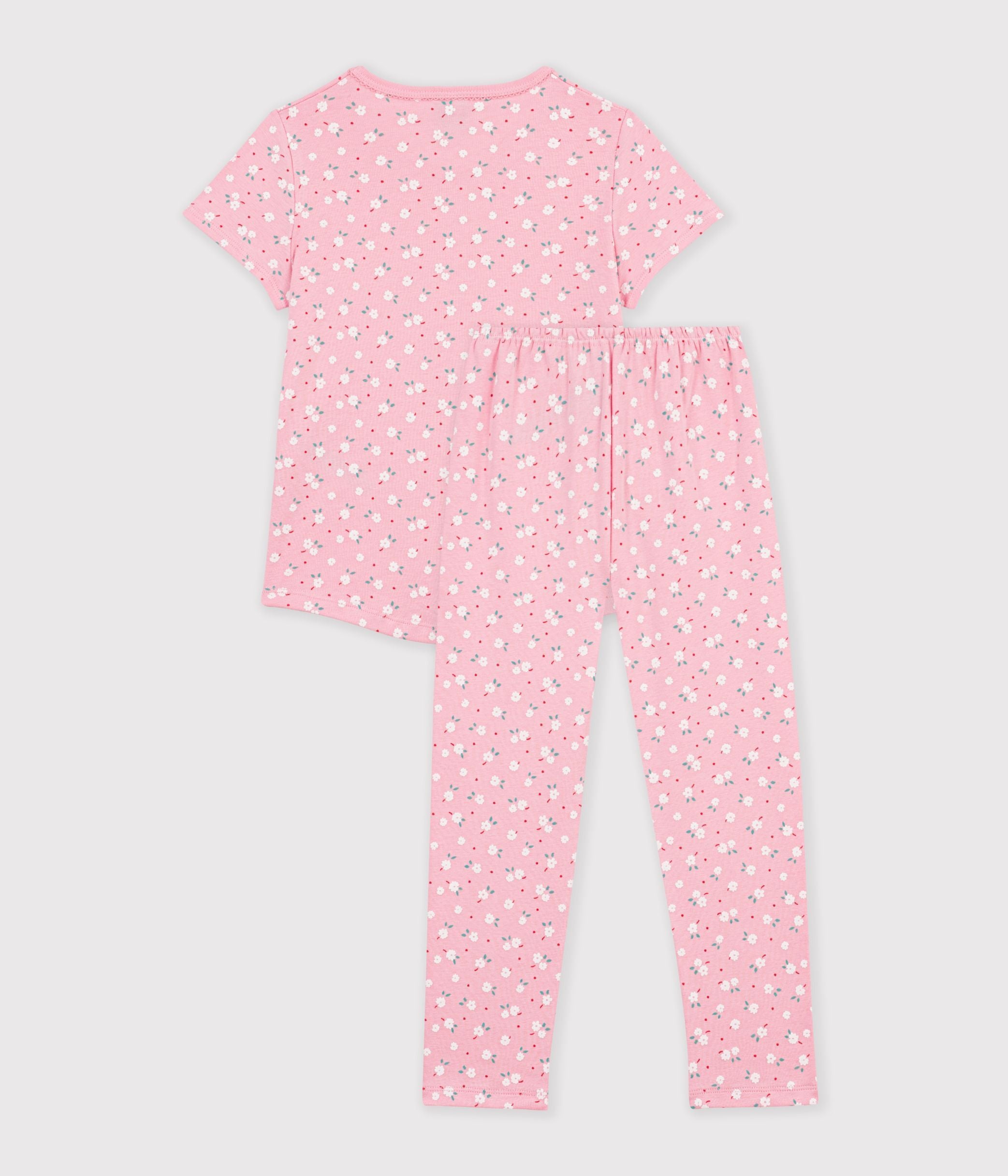 pyjama-enfant-en-coton-manches-courtes-jambes-longues-imprimé