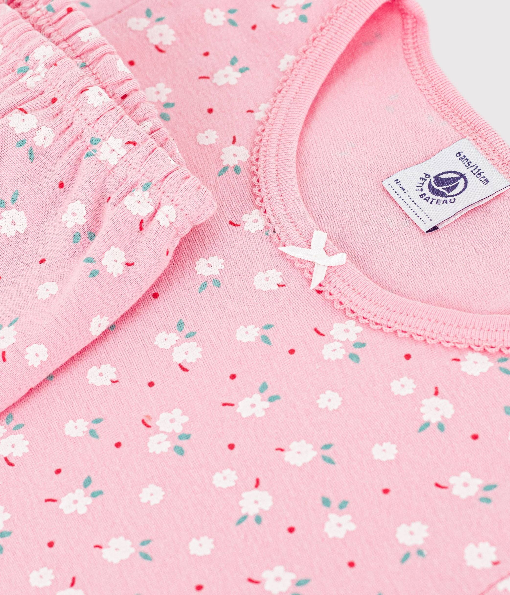 pyjama-enfant-en-coton-manches-courtes-jambes-longues-imprimé