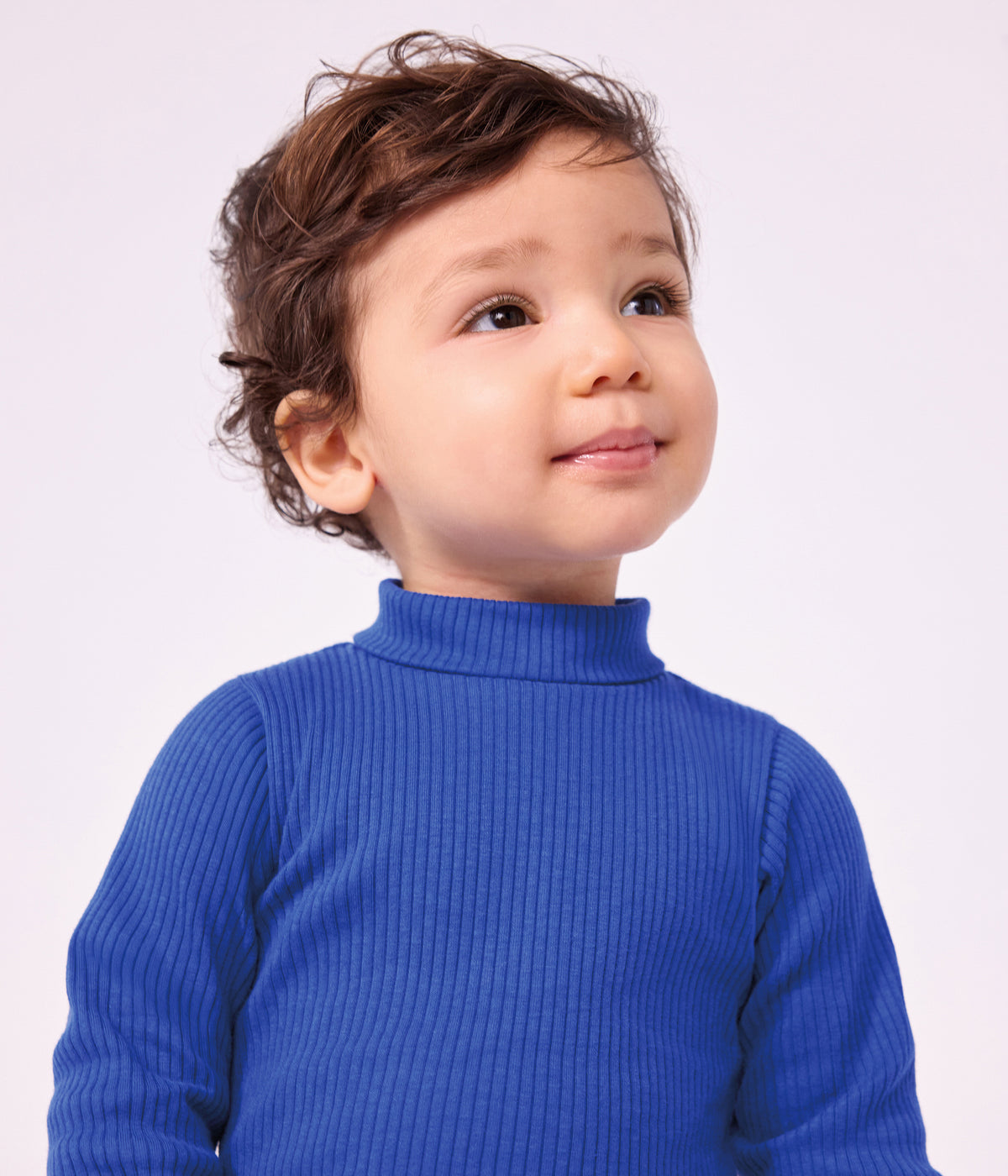 body-bébé-col-roulé-en-coton-uni