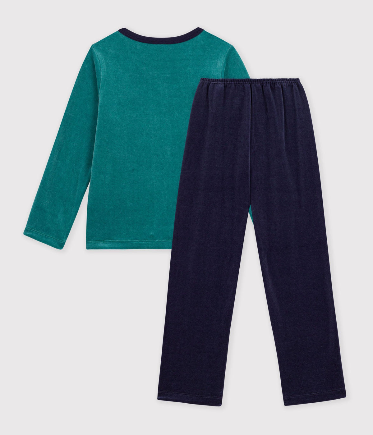 pyjama-enfant-en-velours-uni-à-motif-dragon