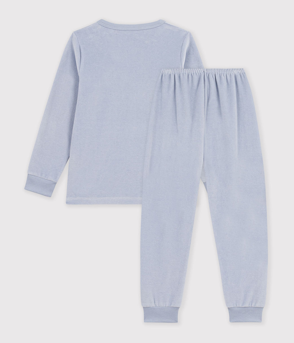 pyjama-enfant-en-velours-uni-à-motif-skieurs