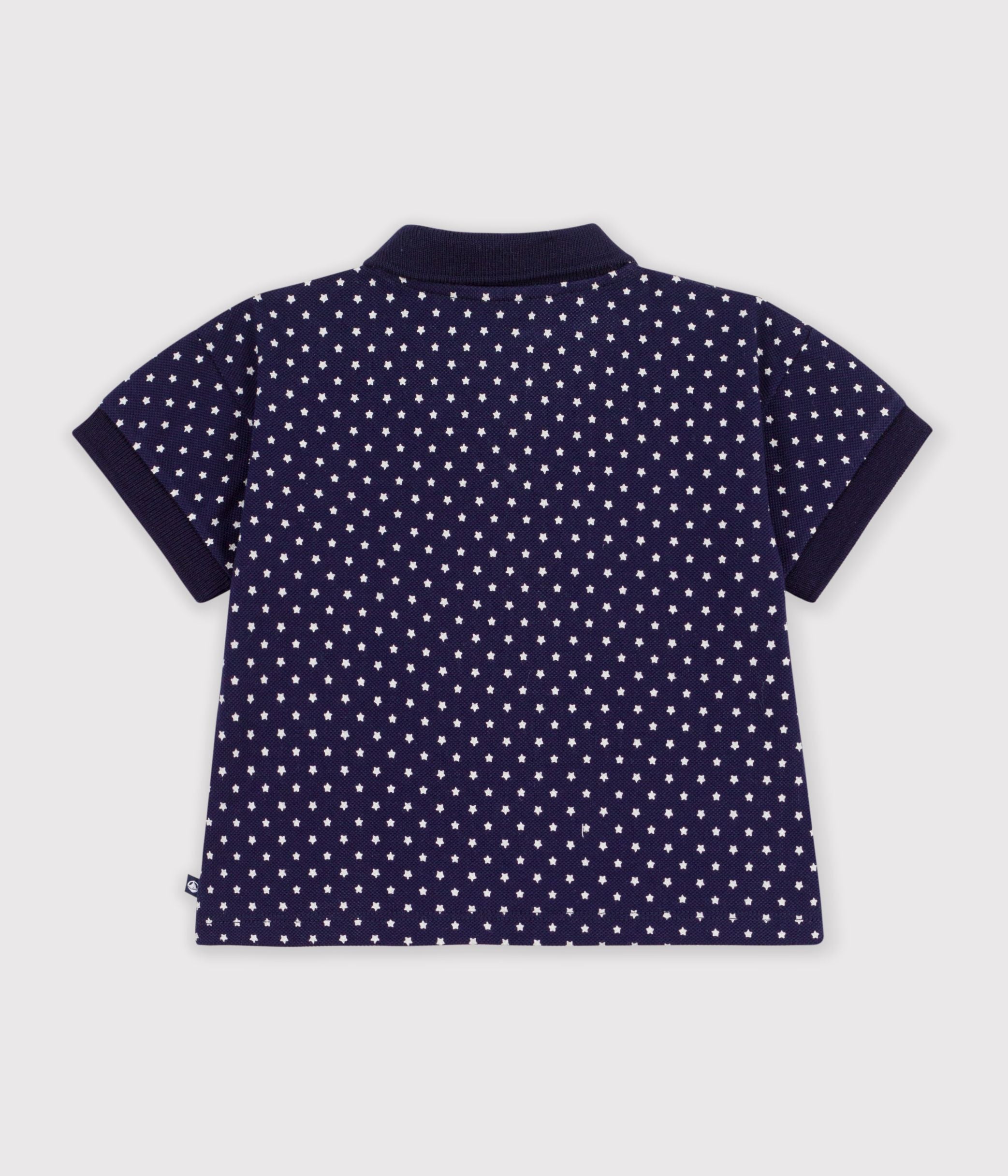 polo-bébé-en-coton-à-manches-courtes-imprimé-bateaux