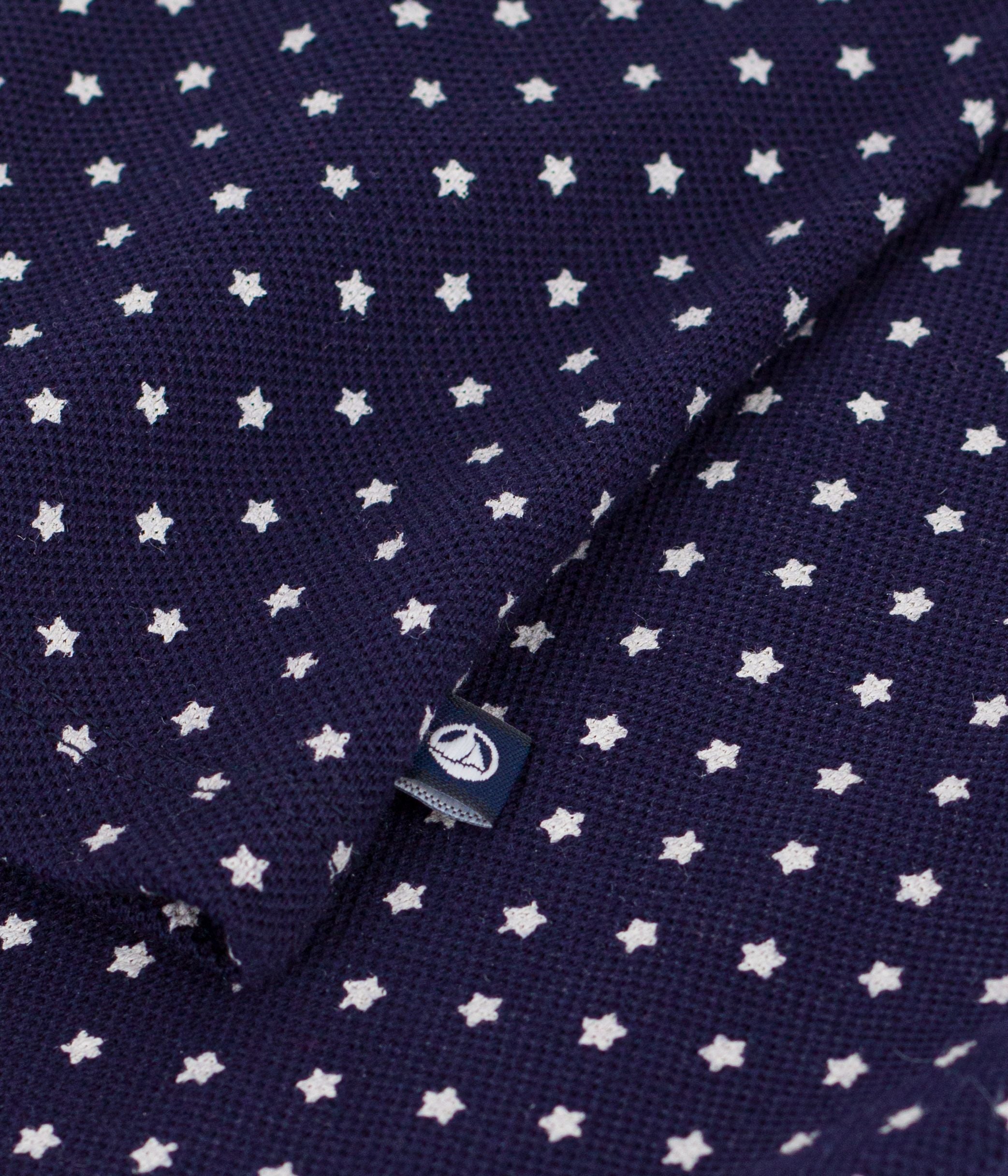 polo-bébé-en-coton-à-manches-courtes-imprimé-bateaux