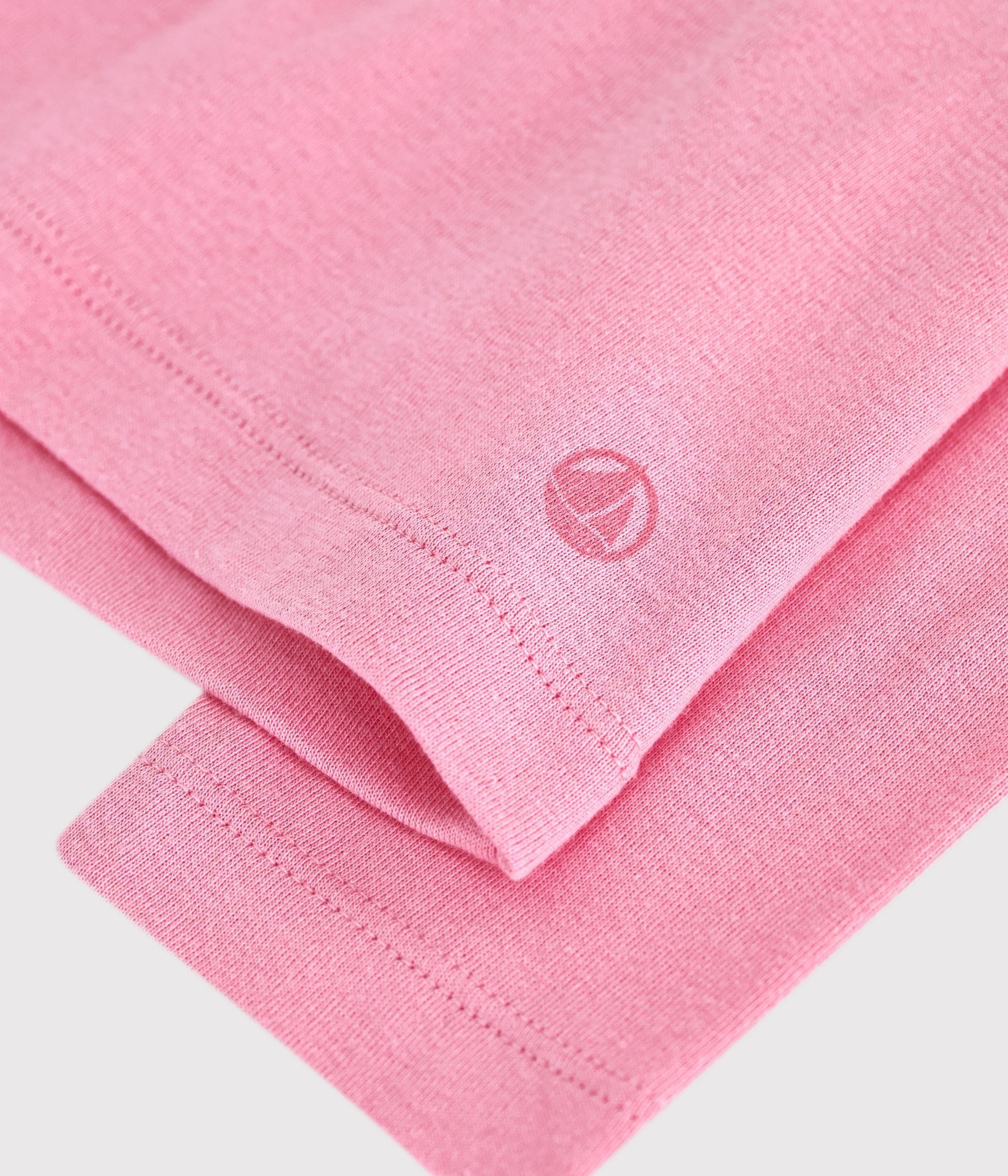 tee-shirt-à-col-enfant-manches-longues-uni
