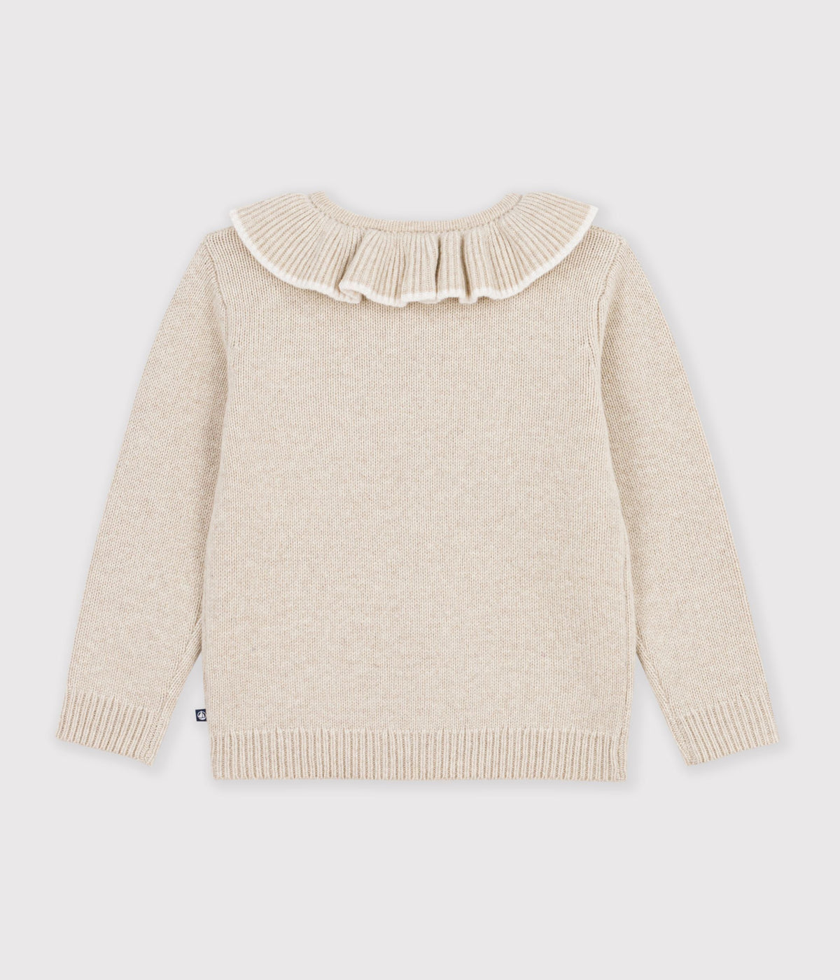 cardigan-enfant-en-laine-et-coton-uni