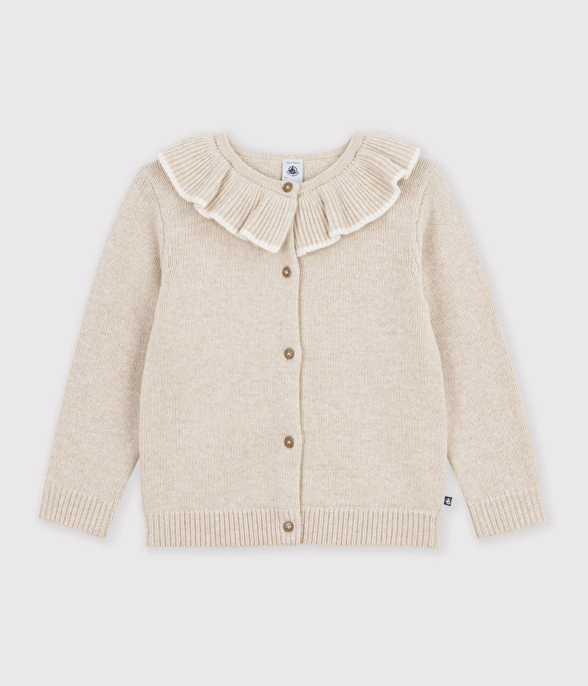 cardigan-enfant-en-laine-et-coton-uni