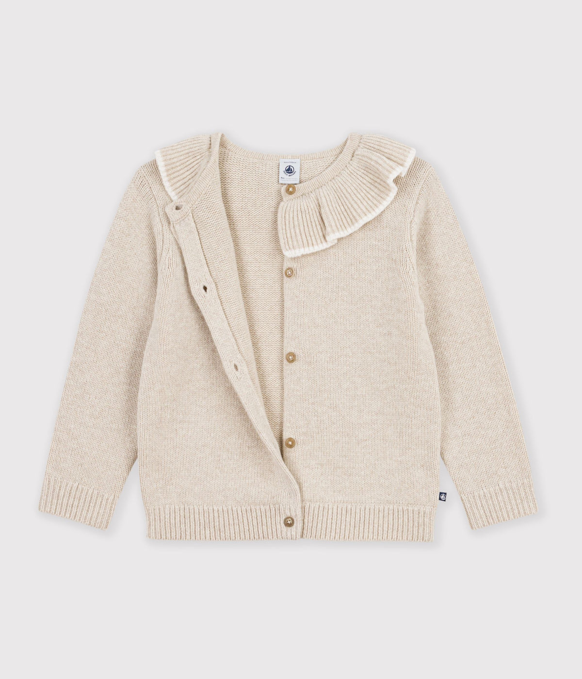 cardigan-enfant-en-laine-et-coton-uni