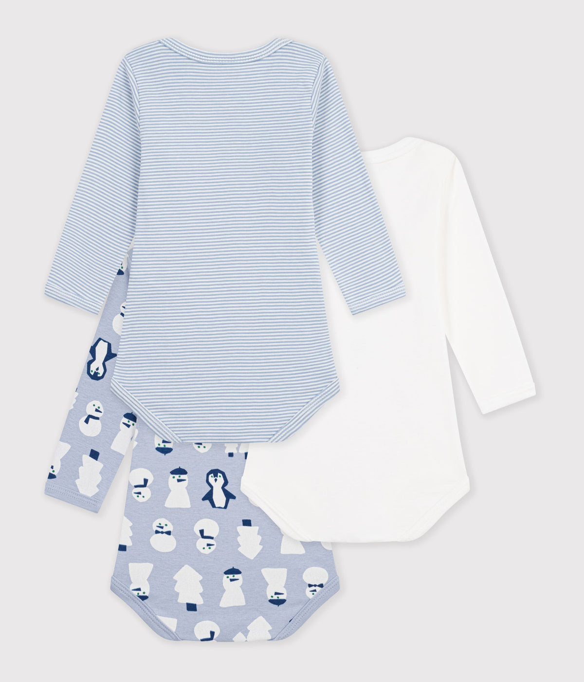 lot-de-bodies-manches-longues-en-coton-imprimé-bonhommes-de-neige-bébé