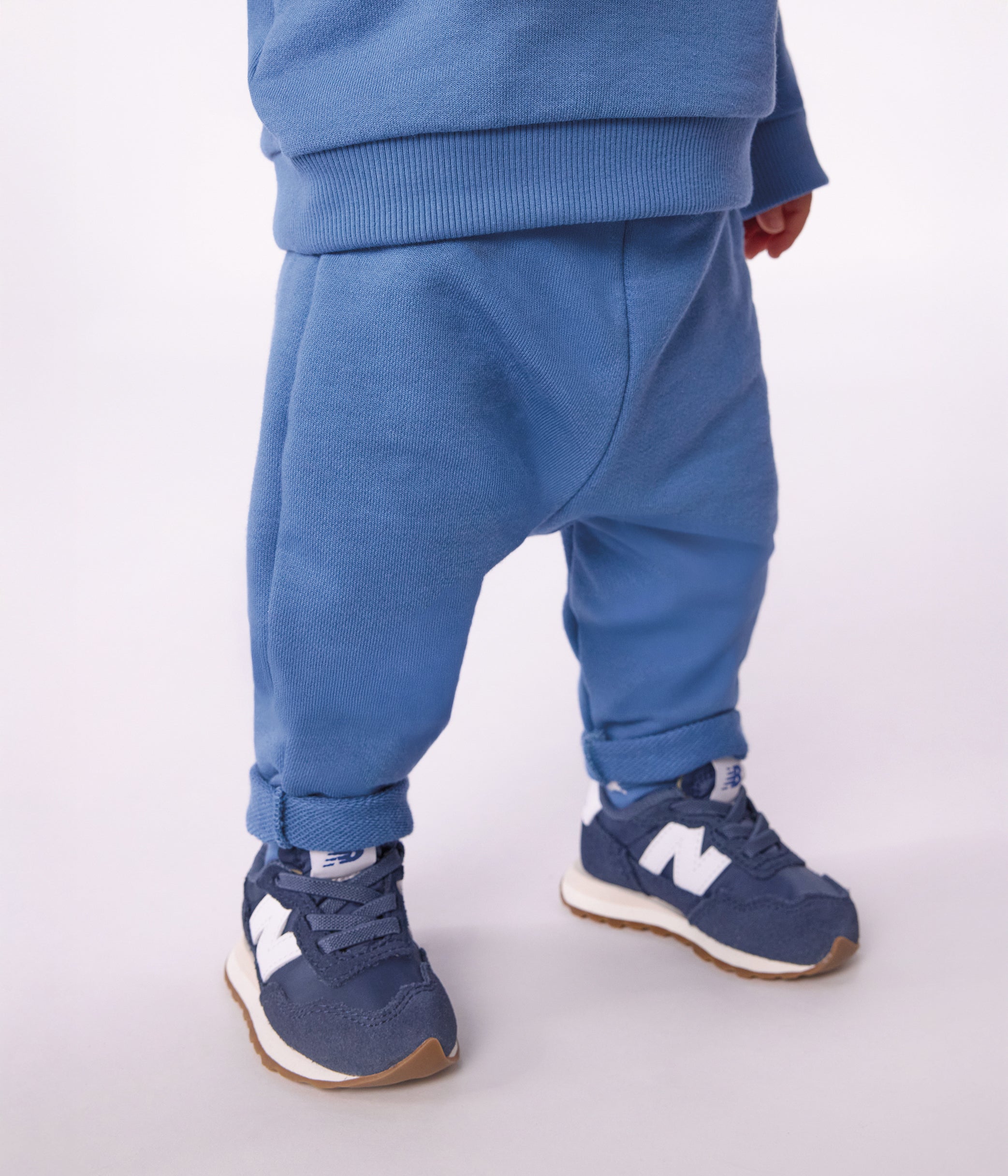 pantalon-de-jogging-bébé-en-coton-uni