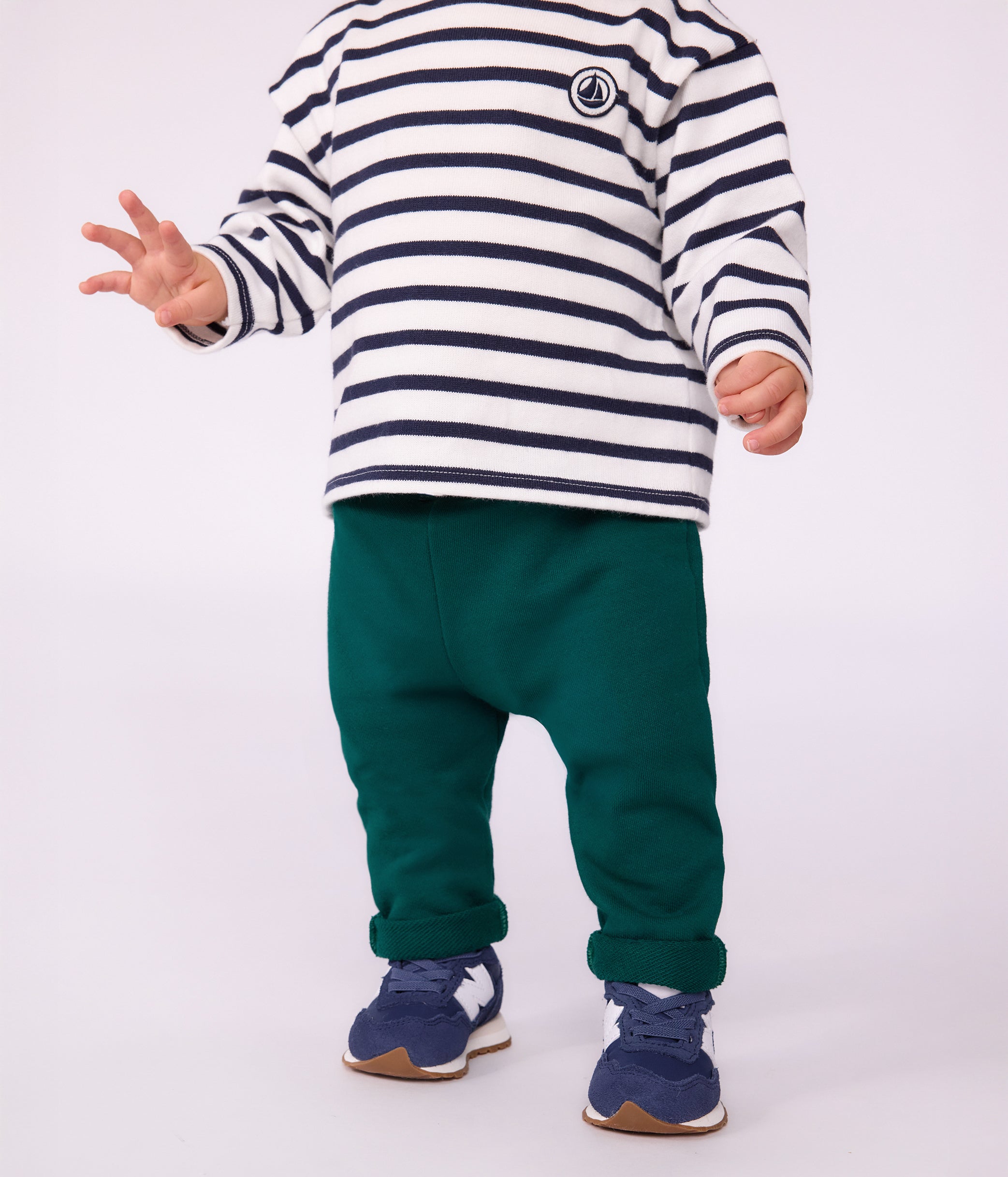 pantalon-de-jogging-bébé-en-coton-uni