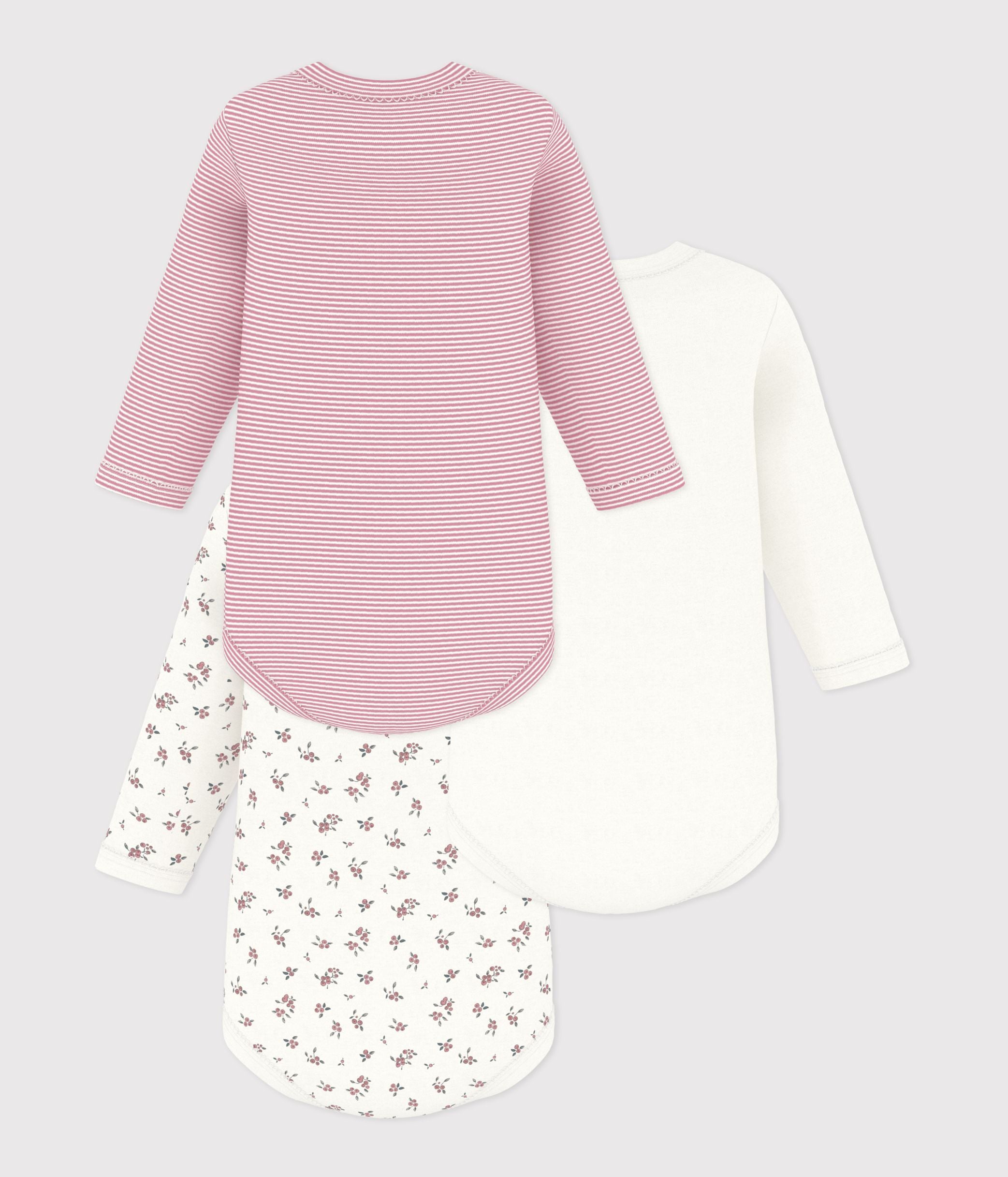 lot-de-bodies-manches-longues-en-coton-imprimé-myrtilles-bébé