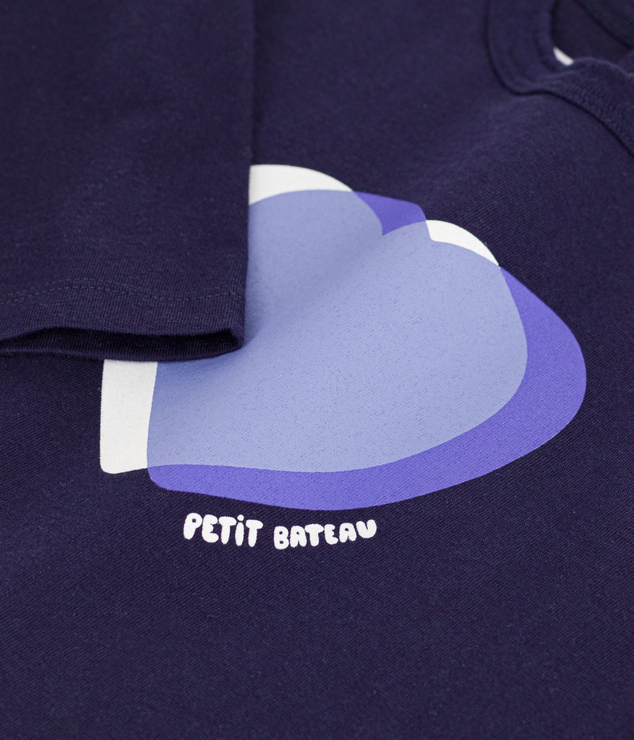 tee-shirt-bébé-en-coton-manches-longues-uni-à-motif