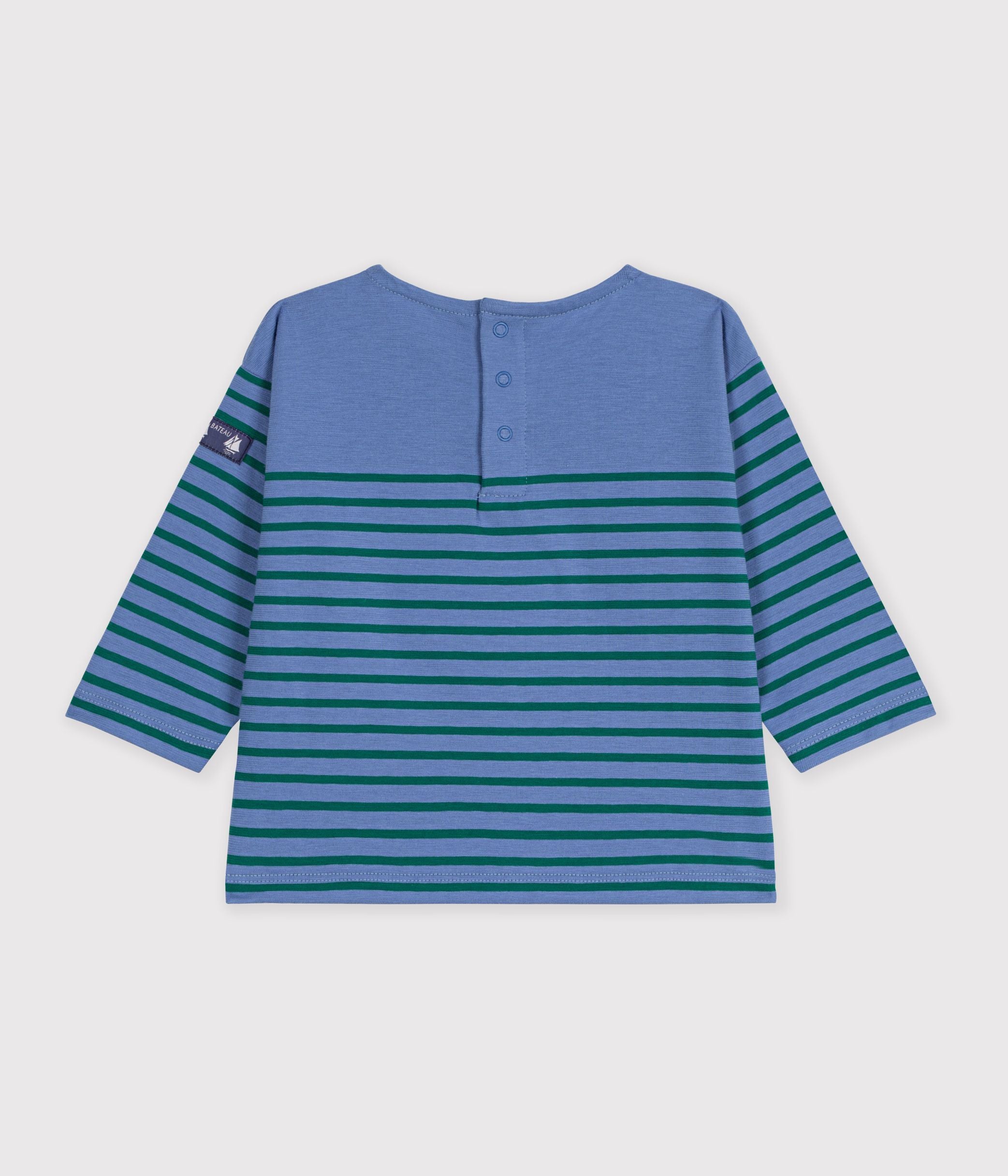 tee-shirt-bébé-en-coton-manches-longues-à-rayures